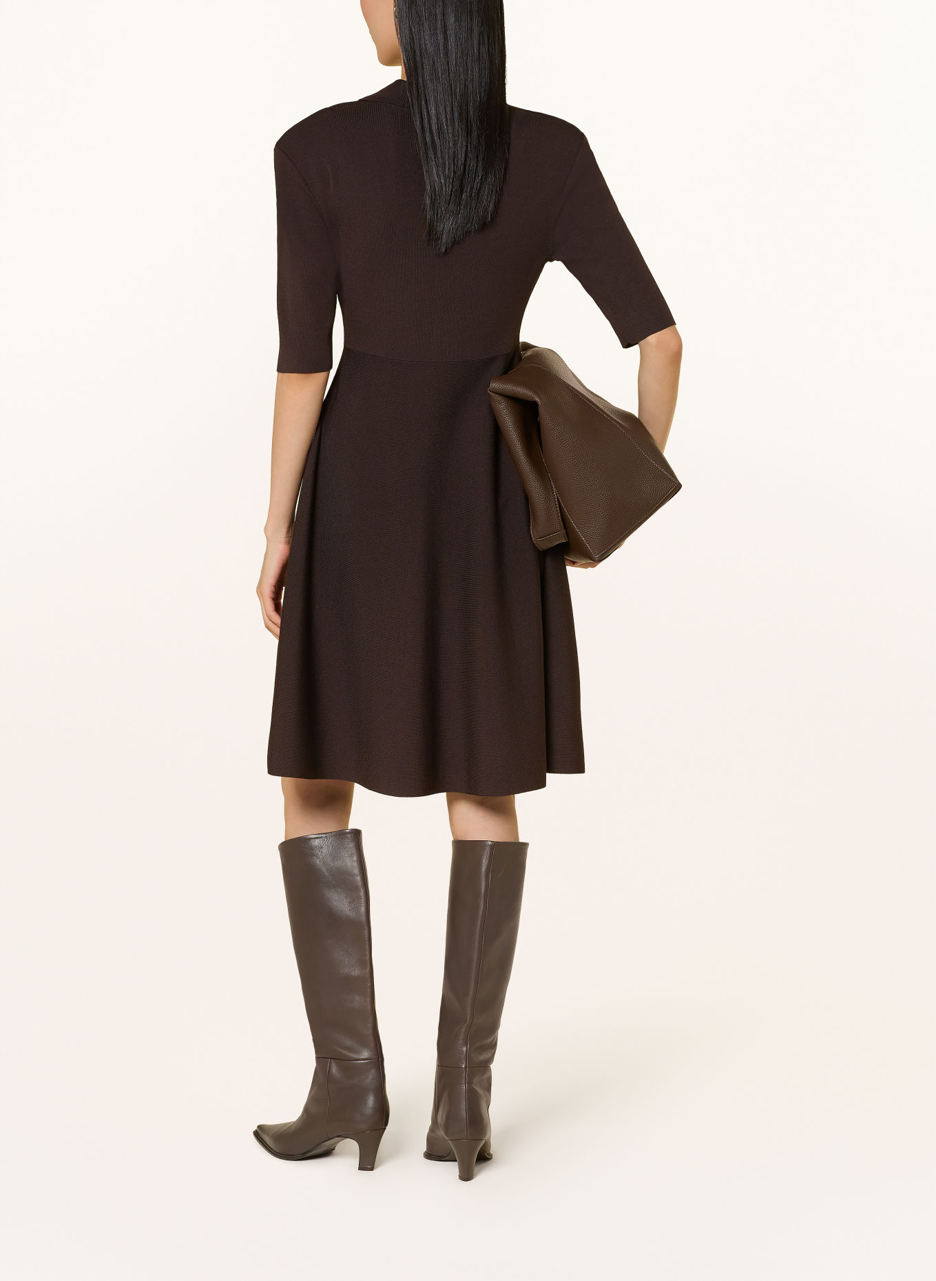 LIU JO Strickkleid: DUNKELBRAUN