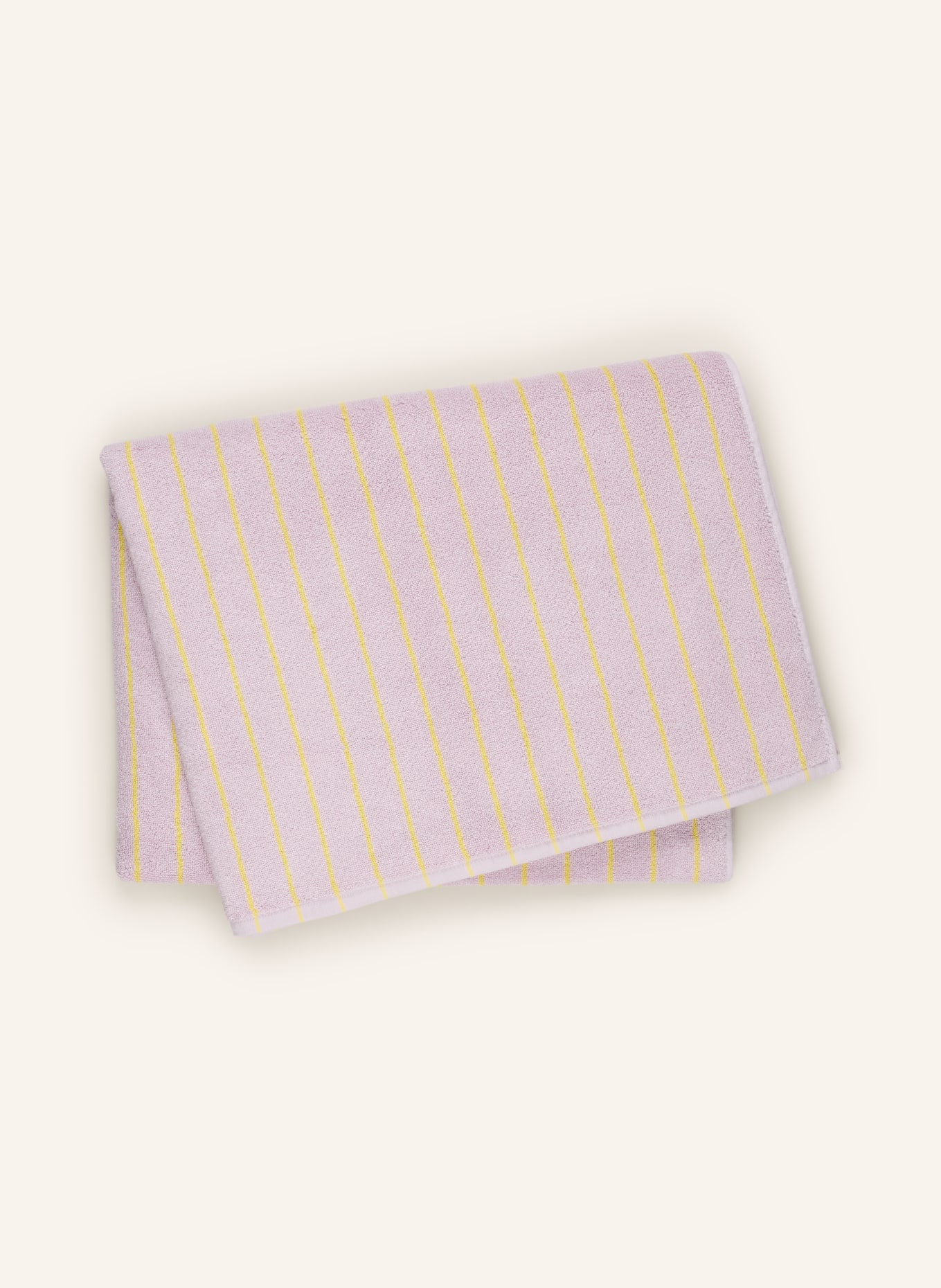 BONGUSTA NARAM Beach Towel: LIGHT PURPLE / NEON YELLOW