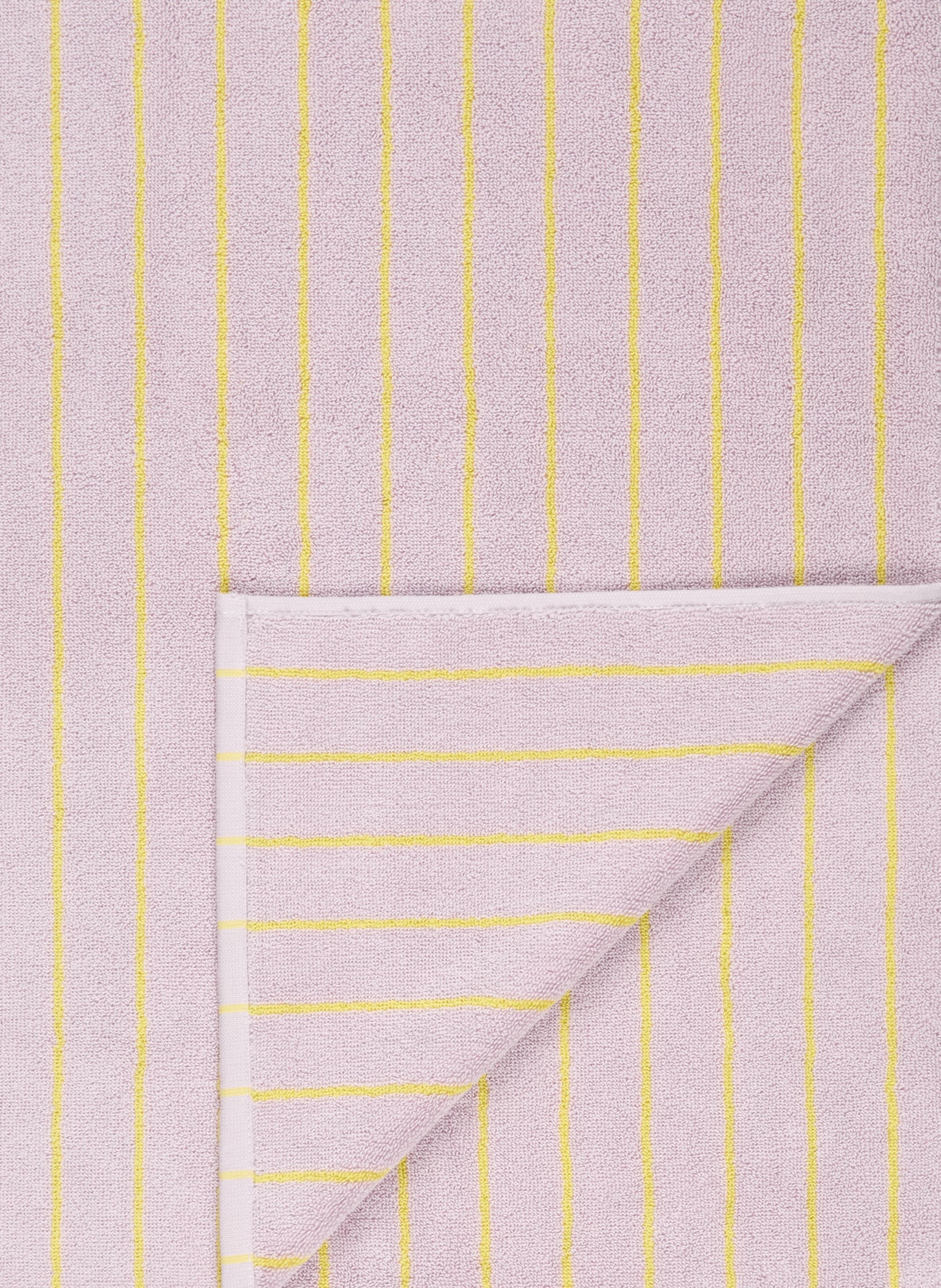 BONGUSTA NARAM Beach Towel: LIGHT PURPLE / NEON YELLOW