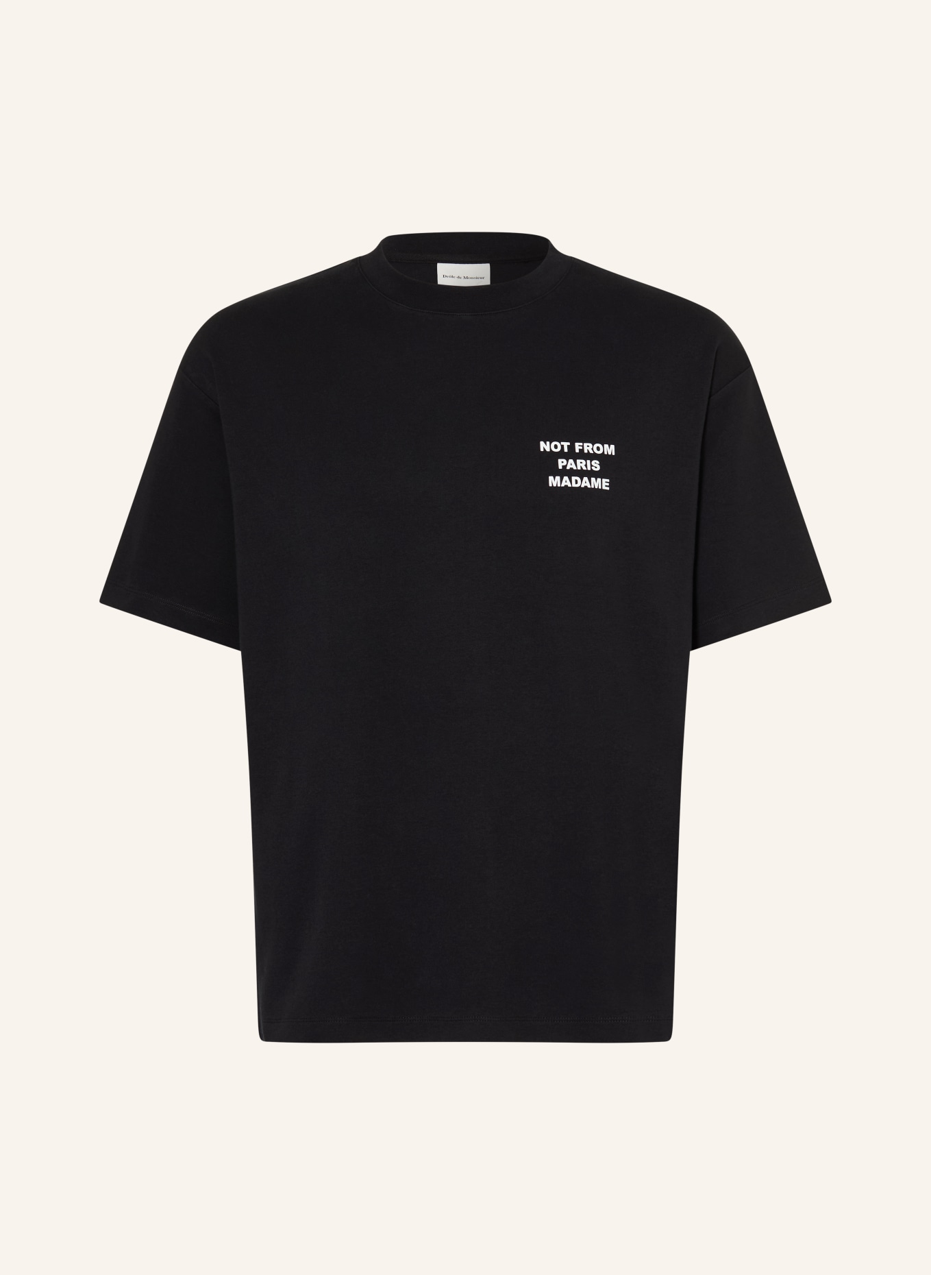 DRÔLE DE MONSIEUR T-shirt: NOIR / BLANC