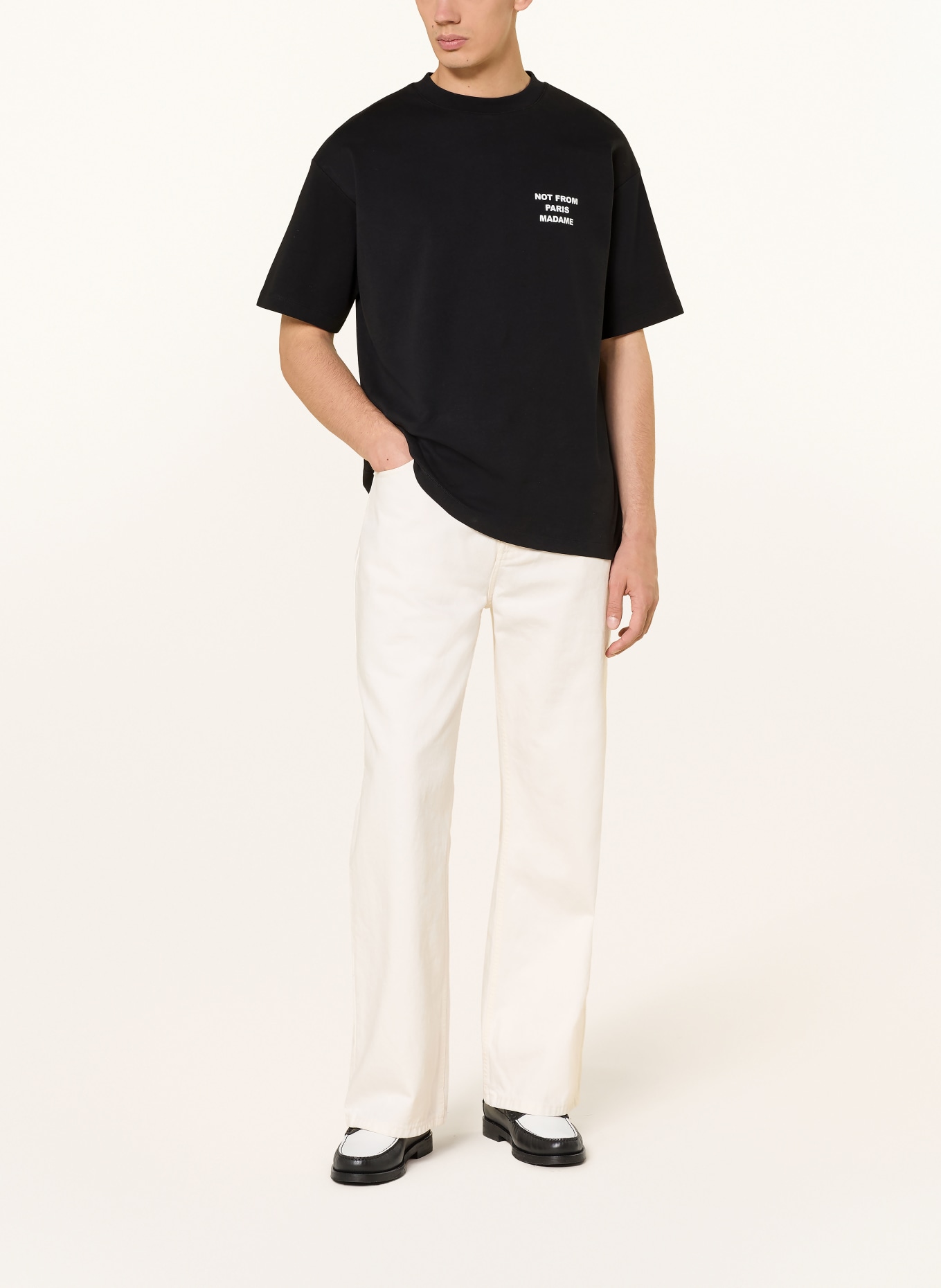 DRÔLE DE MONSIEUR T-shirt: NOIR / BLANC
