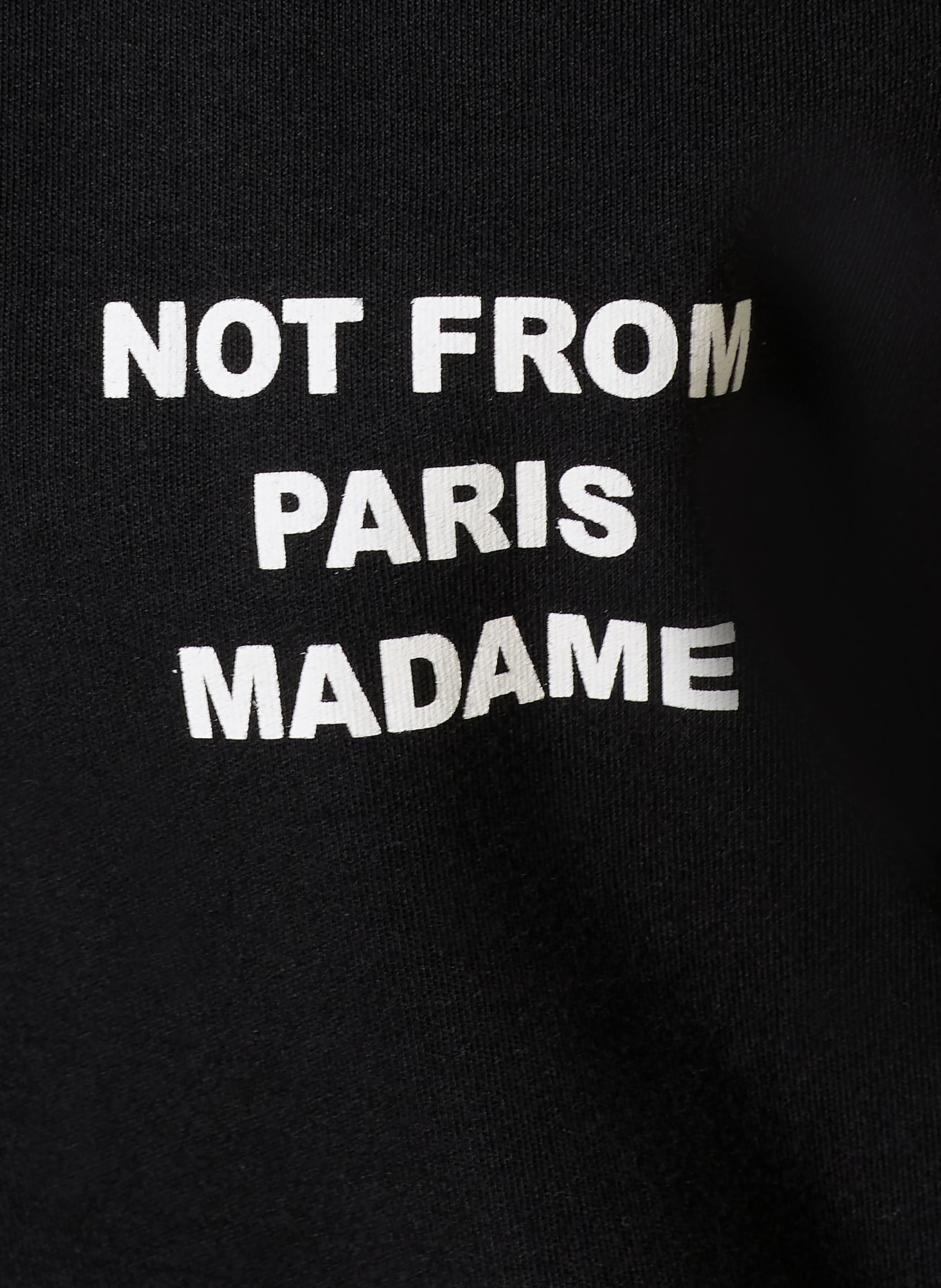 DRÔLE DE MONSIEUR T-shirt: NOIR / BLANC