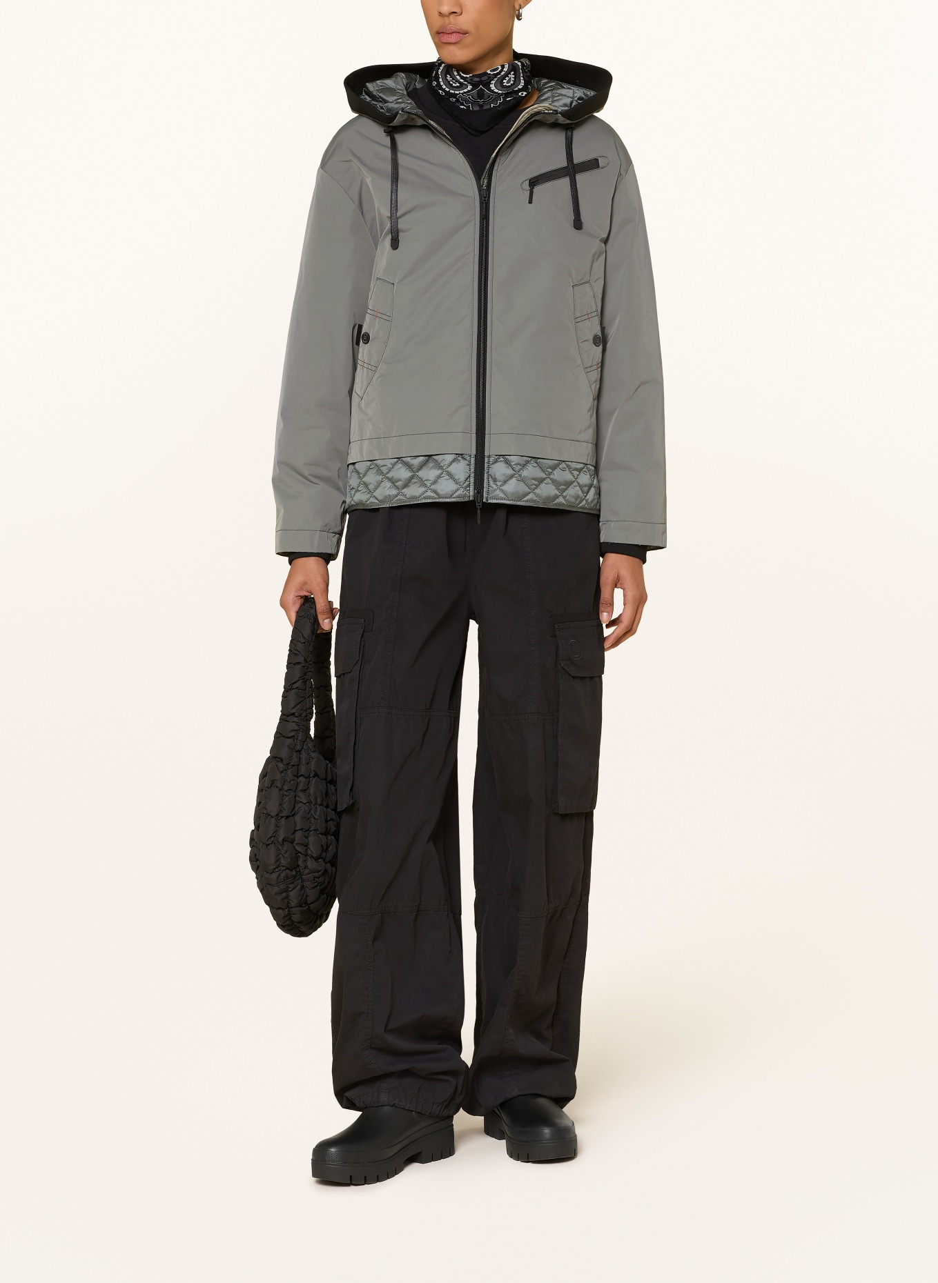 GIL BRET Bomb jacket: TEAL / BLACK
