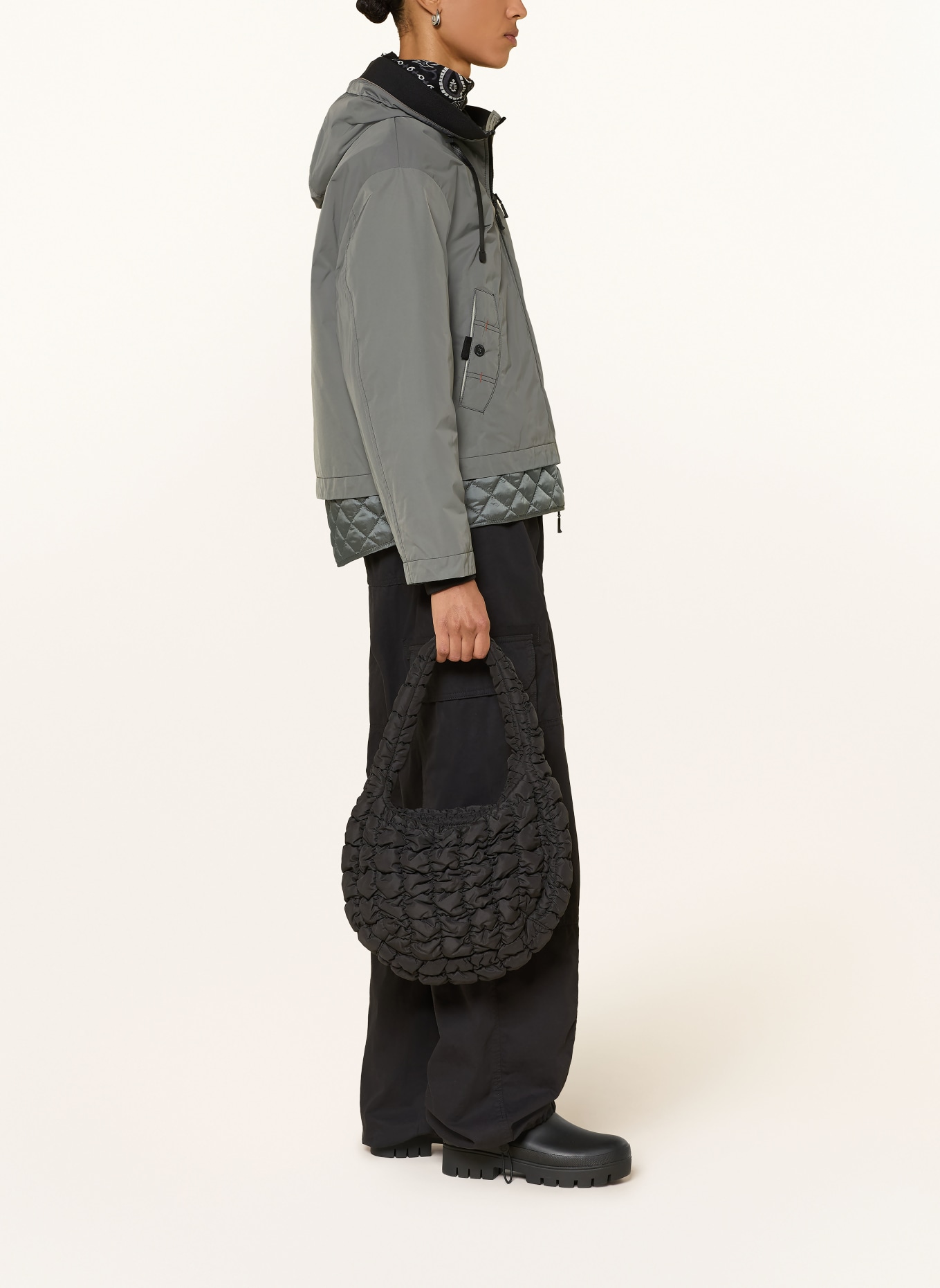 GIL BRET Bomb jacket: TEAL / BLACK