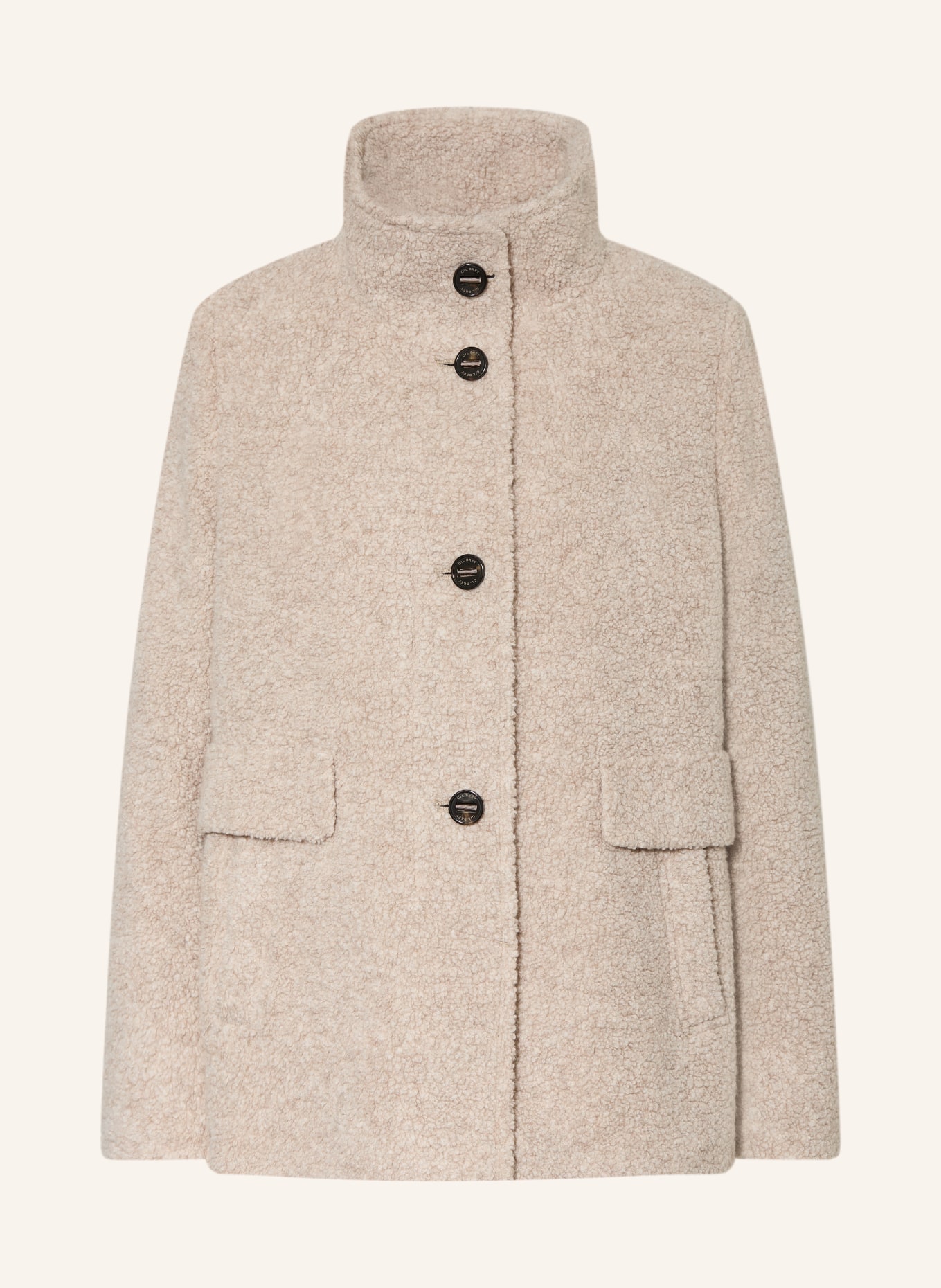 GIL BRET Teddy fur jacket: BEIGE