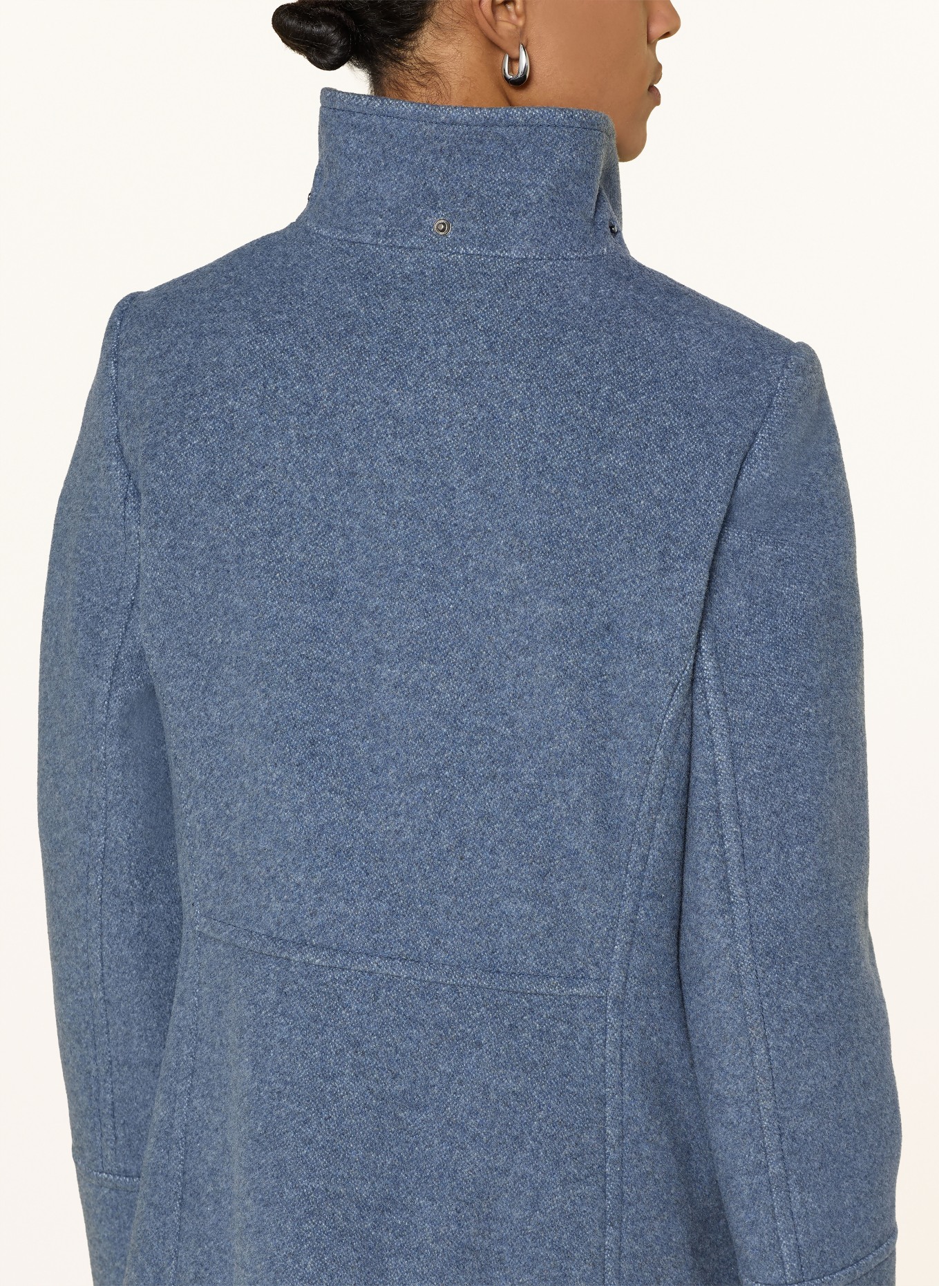 GIL BRET Jas met afneembare capuchon: DONKERBLAUW