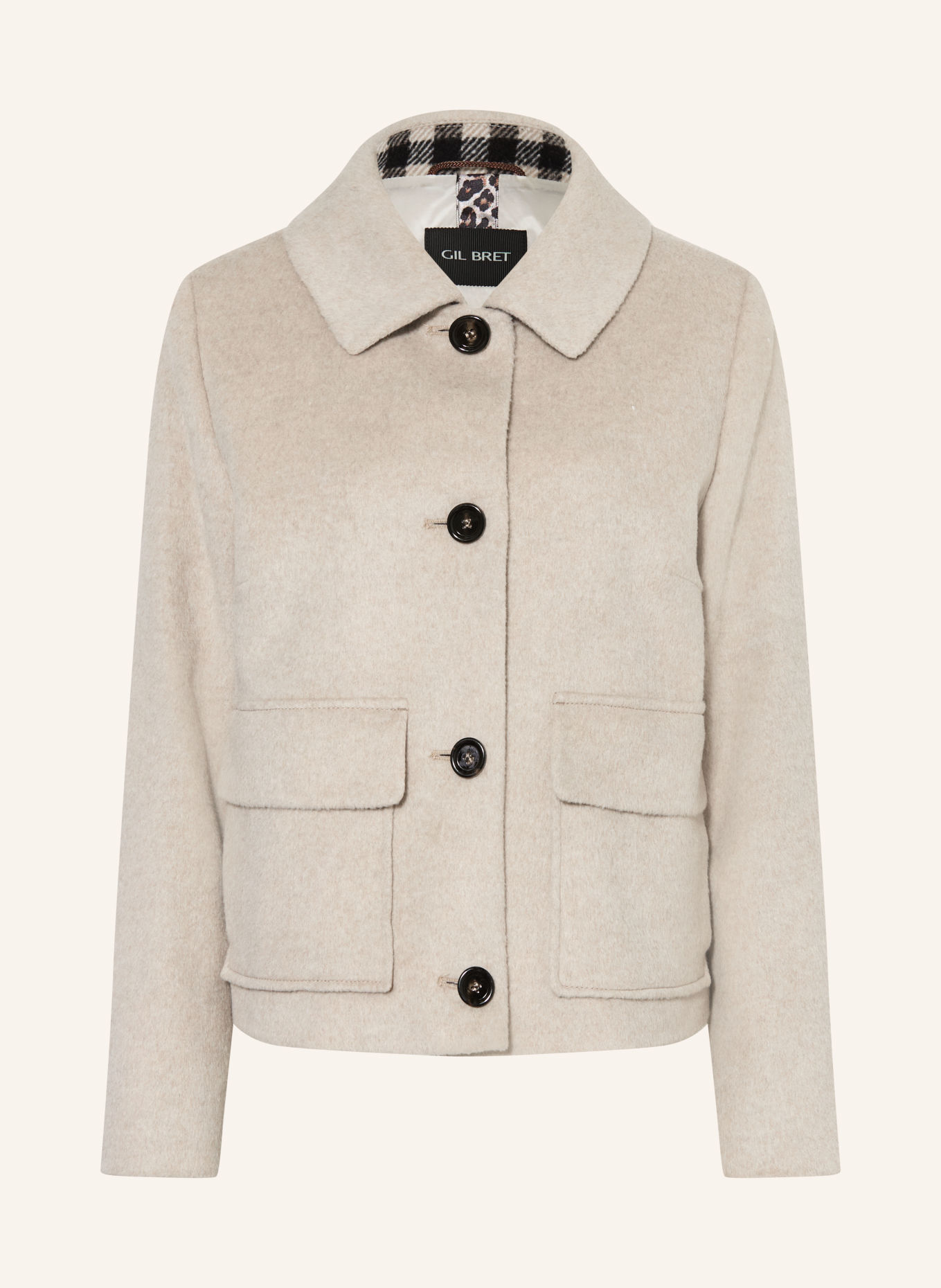 GIL BRET Kastenjacke: BEIGE