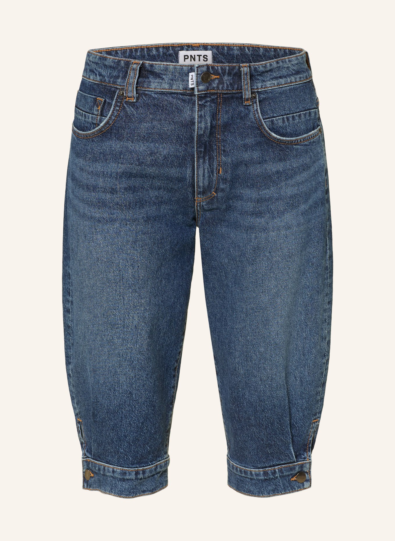 PNTS Jeans Bermuda Shorts THE MINI O: 23 DUNKELBLAU