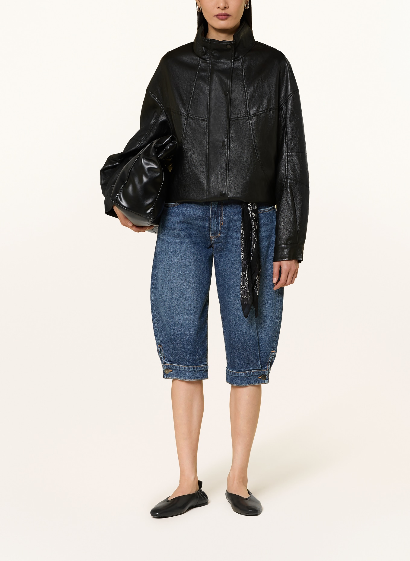PNTS Jeans Bermuda Shorts THE MINI O: 23 DUNKELBLAU