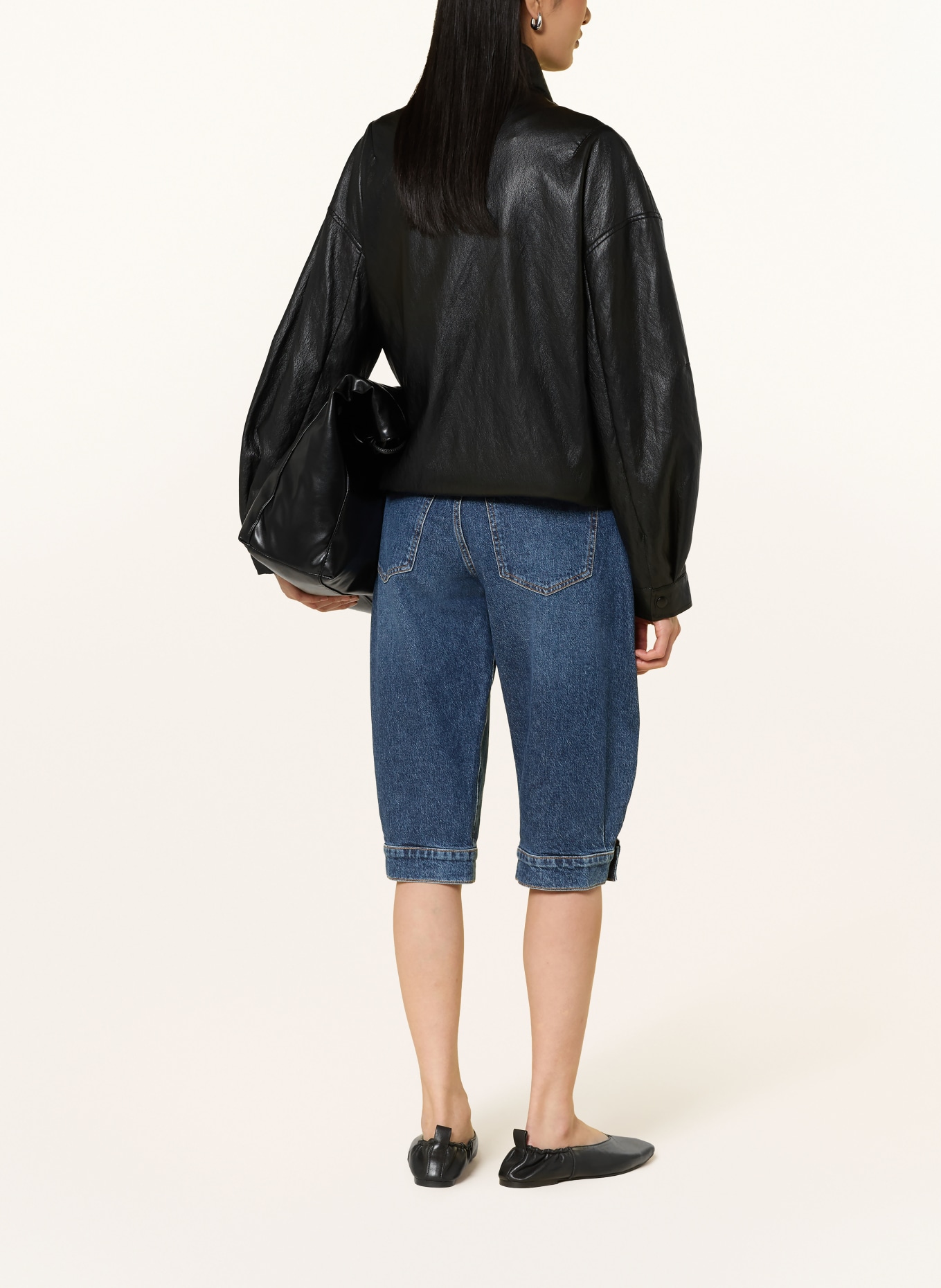 PNTS Jeans Bermuda Shorts THE MINI O: 23 DUNKELBLAU