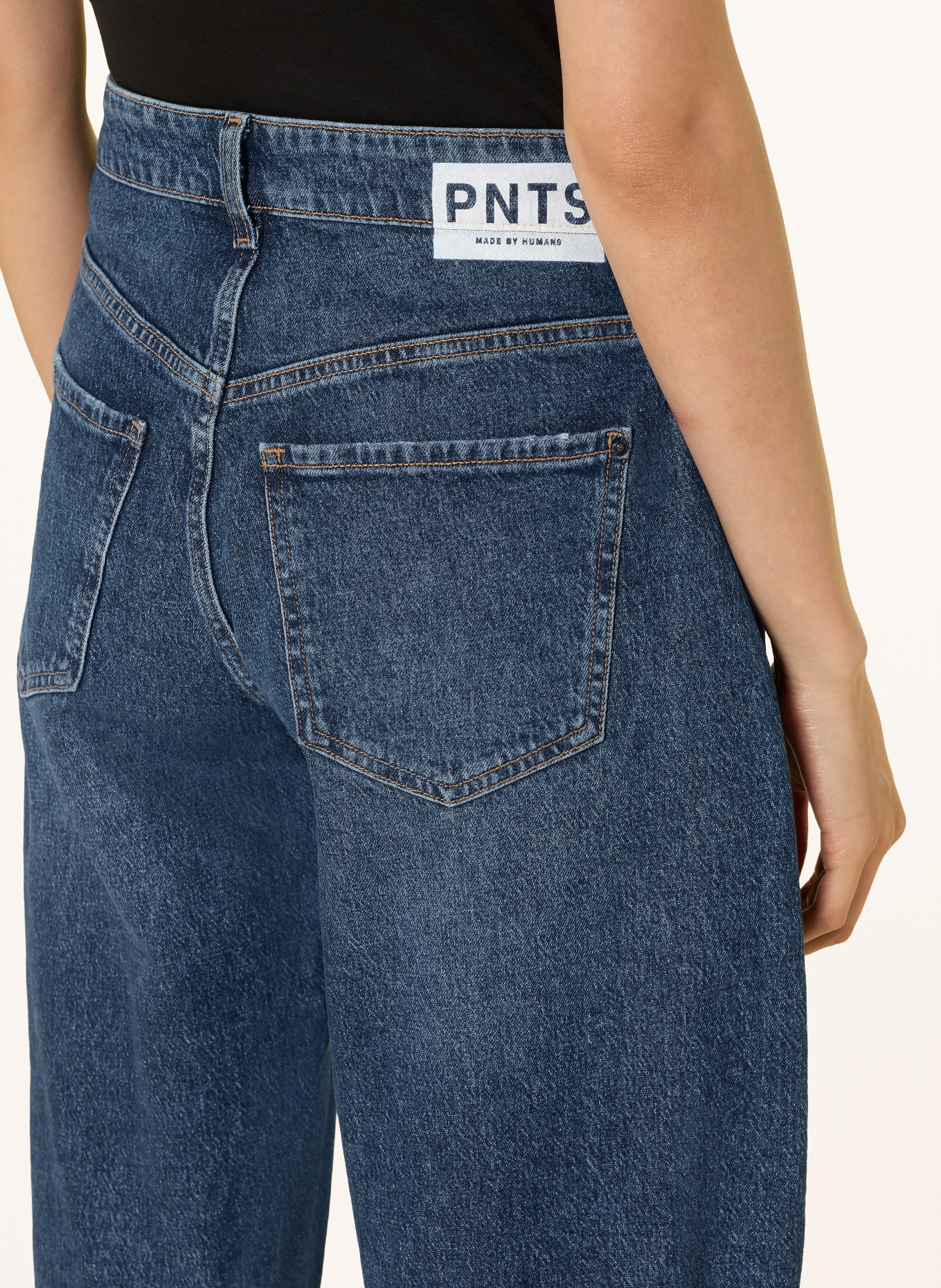 PNTS Jeans Bermuda Shorts THE MINI O: 23 DUNKELBLAU