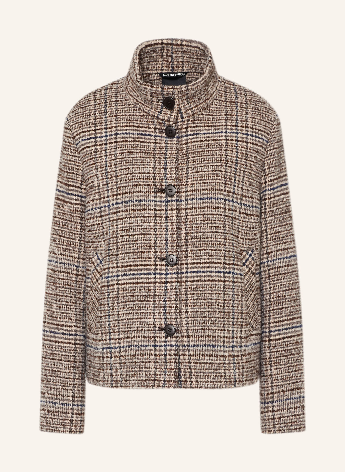 FUCHS SCHMITT Bouclé-Jacke STRATFORD: HELLBRAUN / DUNKELBRAUN / BLAU