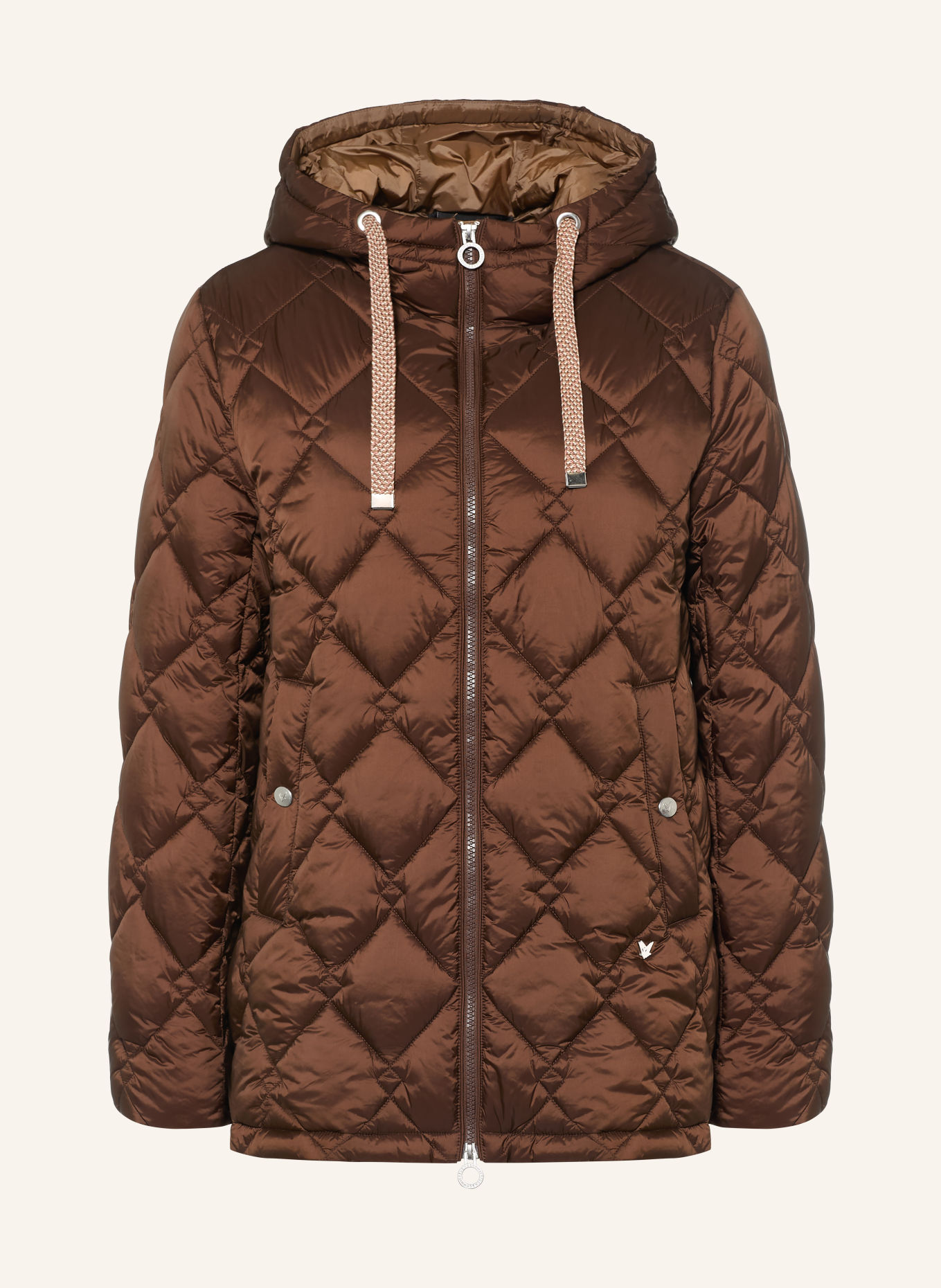 FUCHS SCHMITT BARI Quilted Jacket: DARK BROWN