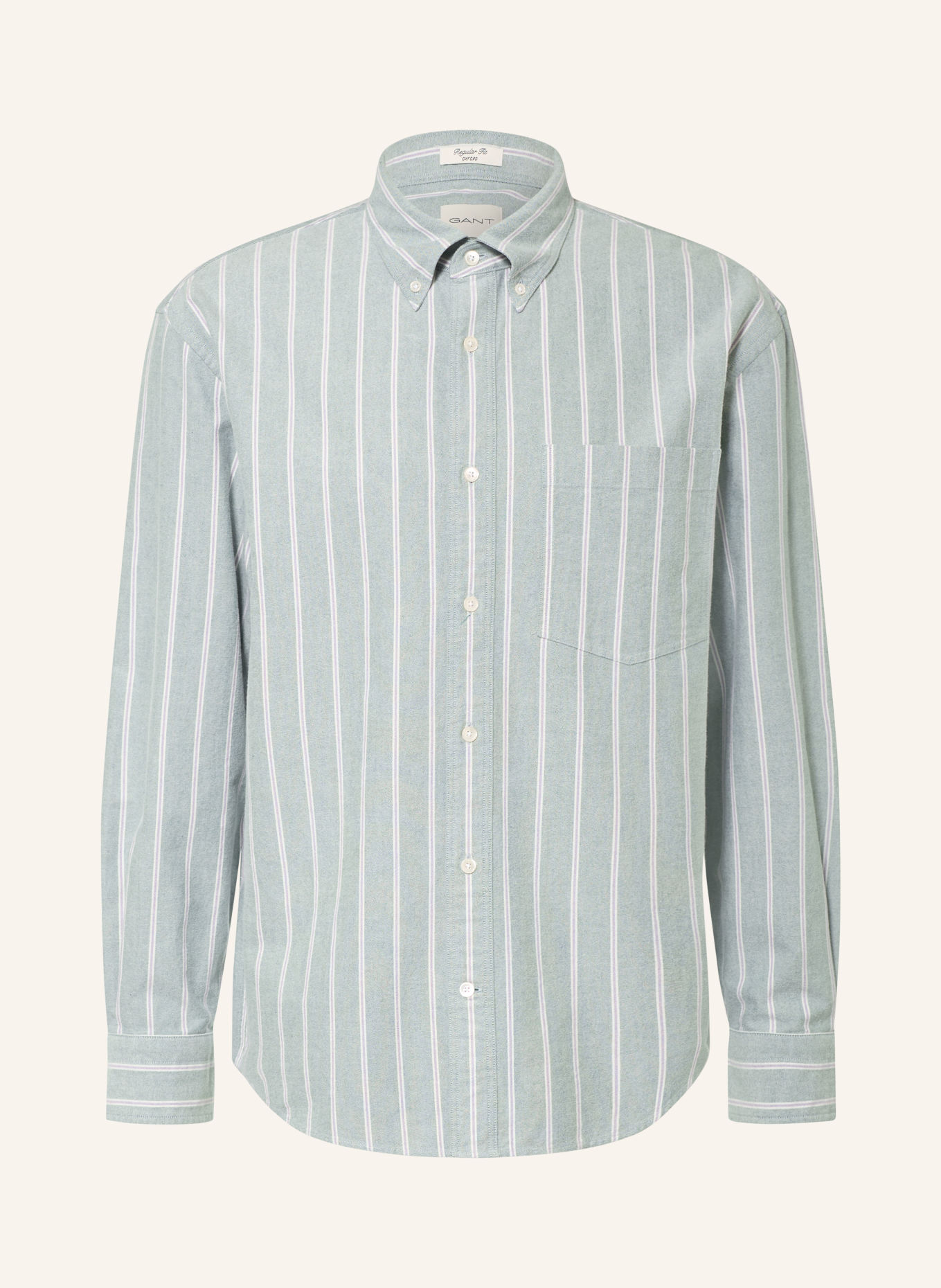 GANT Regular-fit Oxford shirt: LIGHT GREEN / LIGHT PURPLE / WHITE