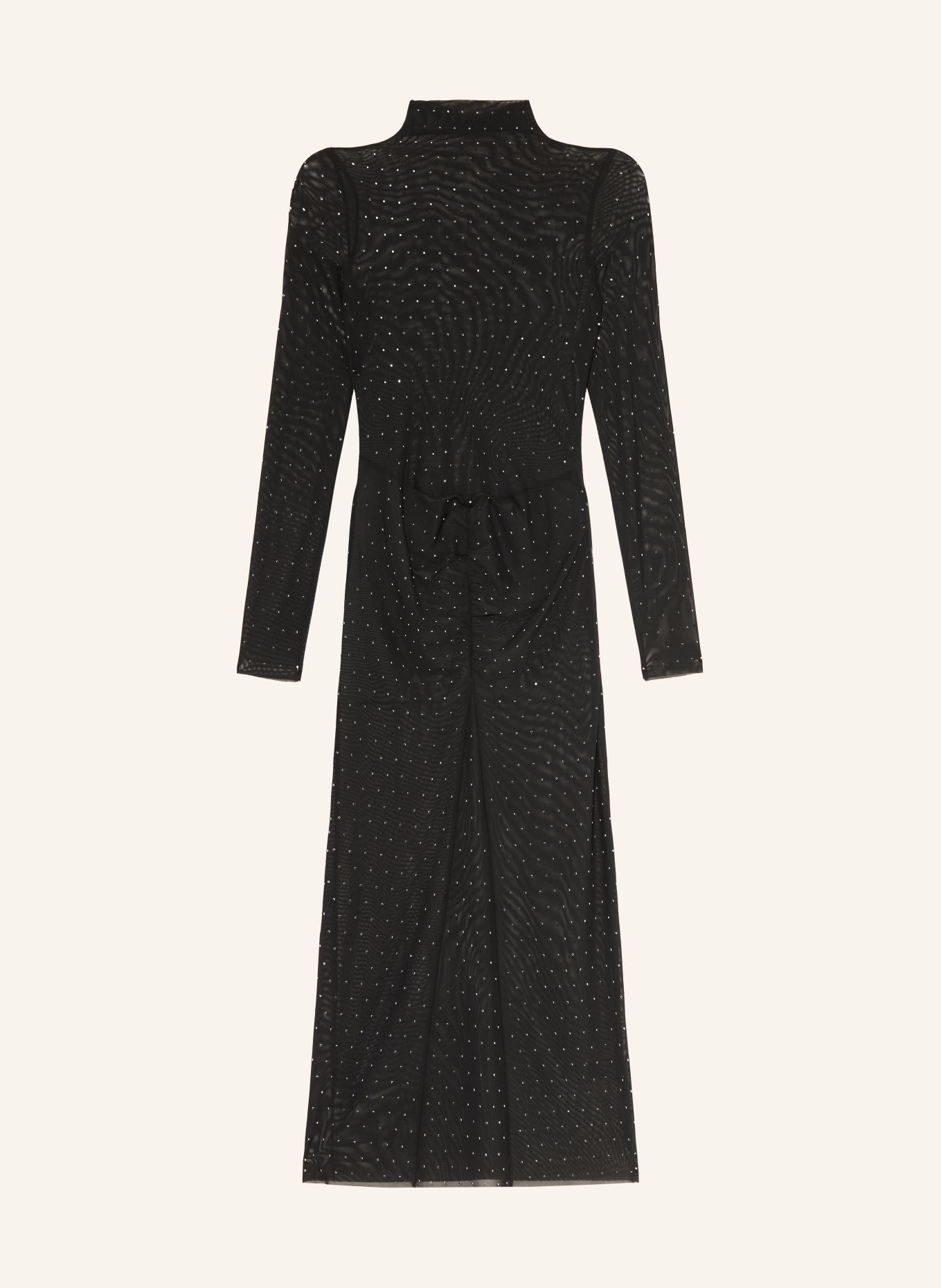 LIU JO Mesh-jurk met sierstenen: ZWART