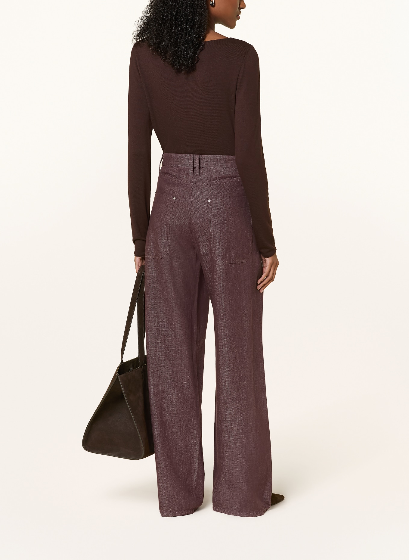 MAC DAYDREAM Wide Leg Jeans NEW ORLEANS: 779 smoky purple