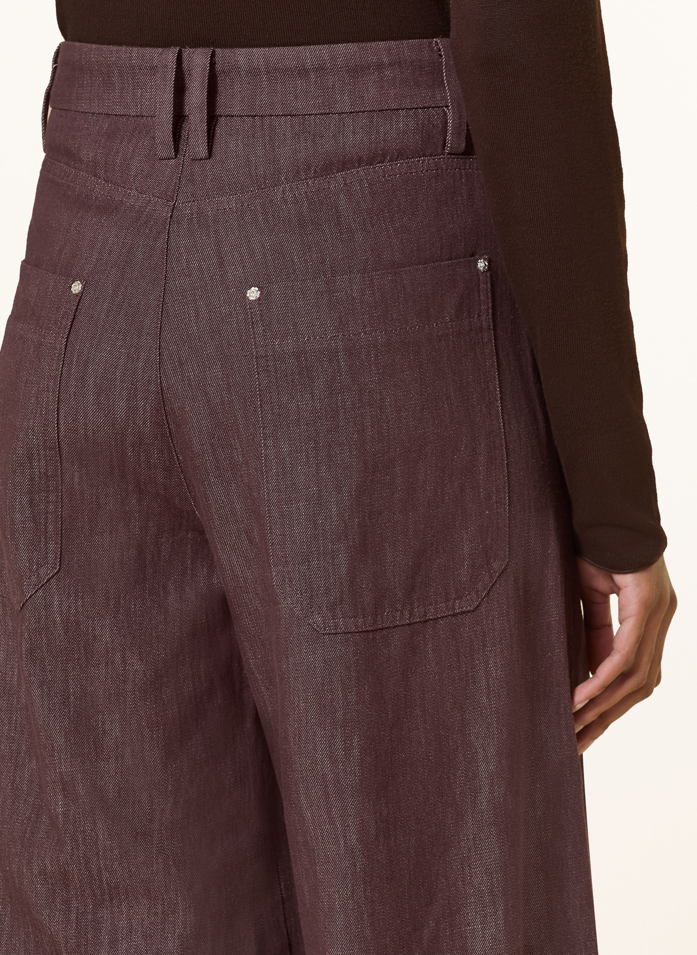 MAC DAYDREAM Wide Leg Jeans NEW ORLEANS: 779 smoky purple