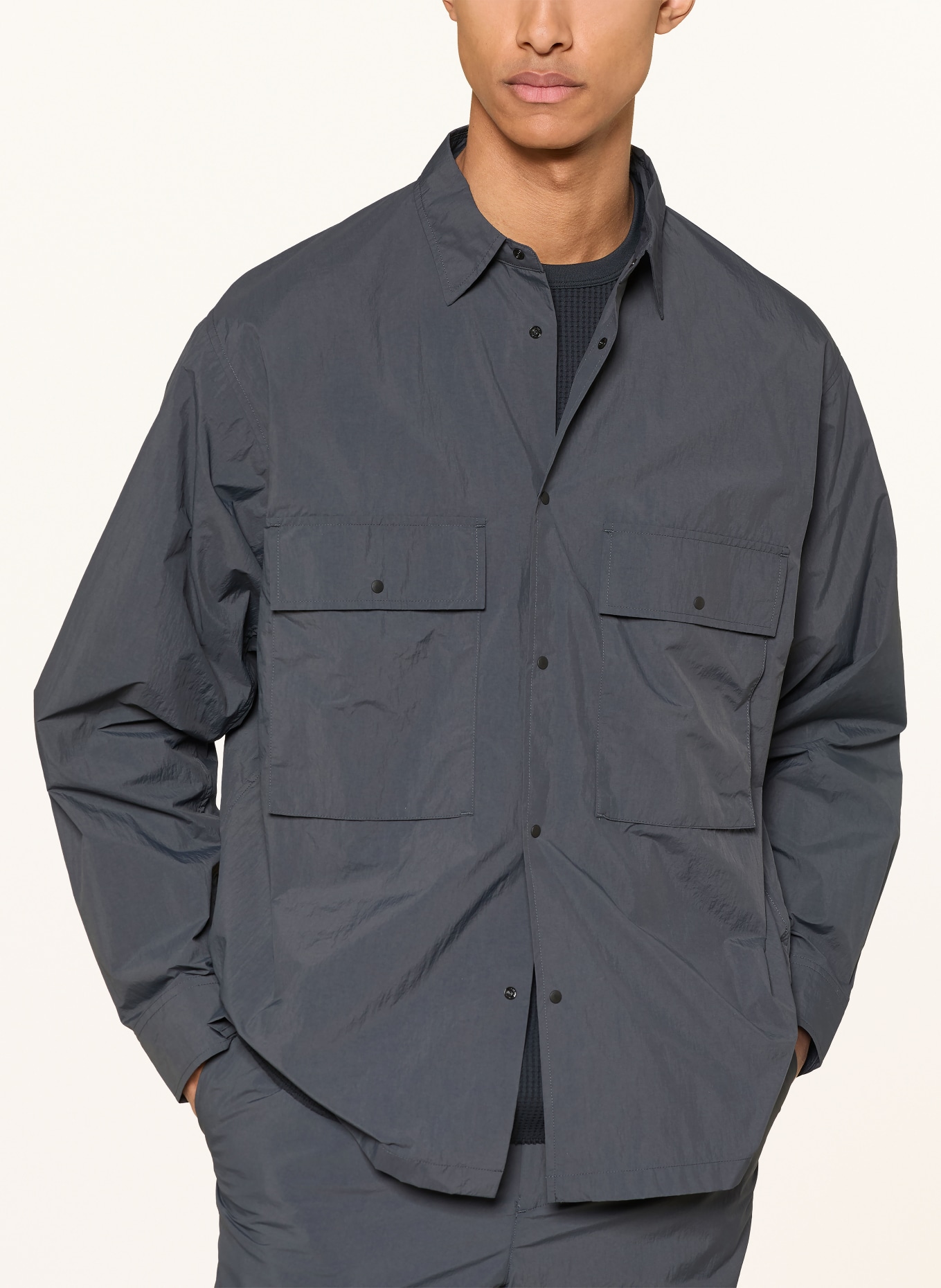Goldwin Chemise ADVANCED LIGHT VENTILATION Comfort Fit: GRIS FONCÉ