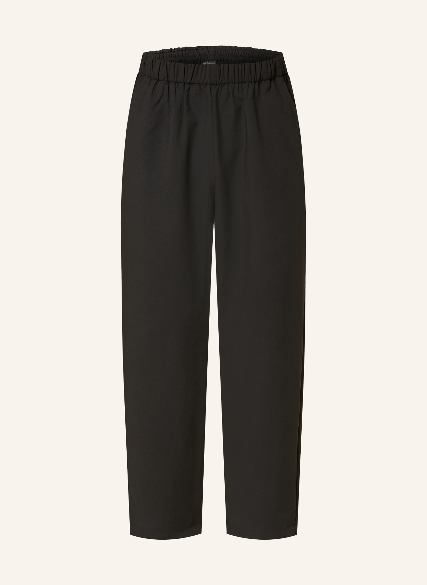 Goldwin Pantalon WIDE ANKLE EASY: NOIR