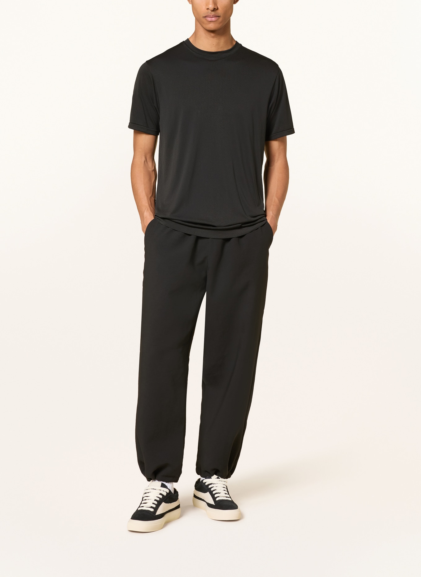 Goldwin Pantalon WIDE ANKLE EASY: NOIR