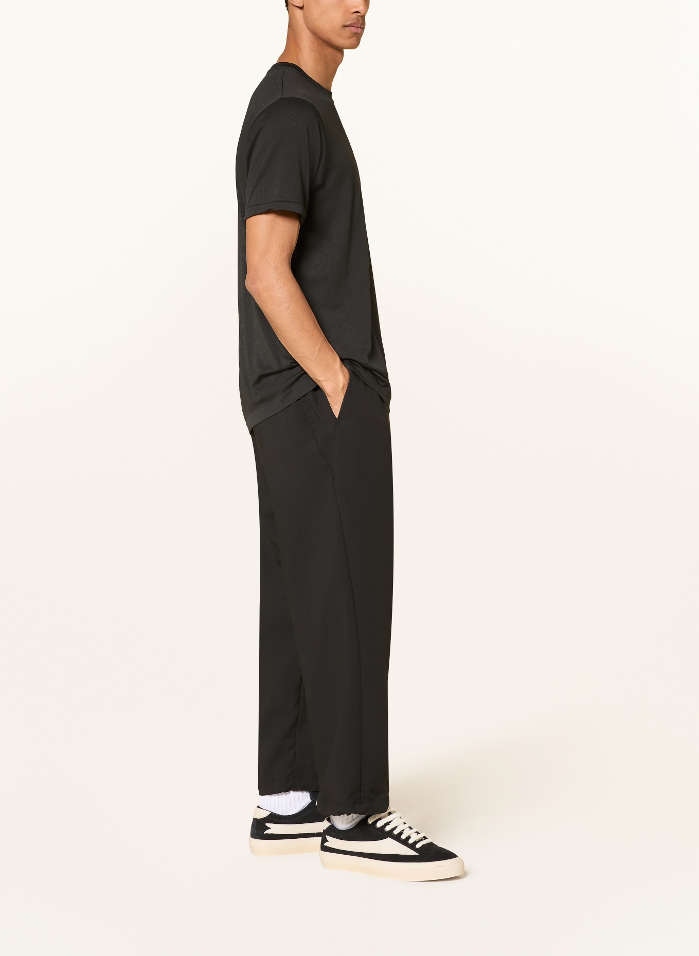 Goldwin Pantalon WIDE ANKLE EASY: NOIR