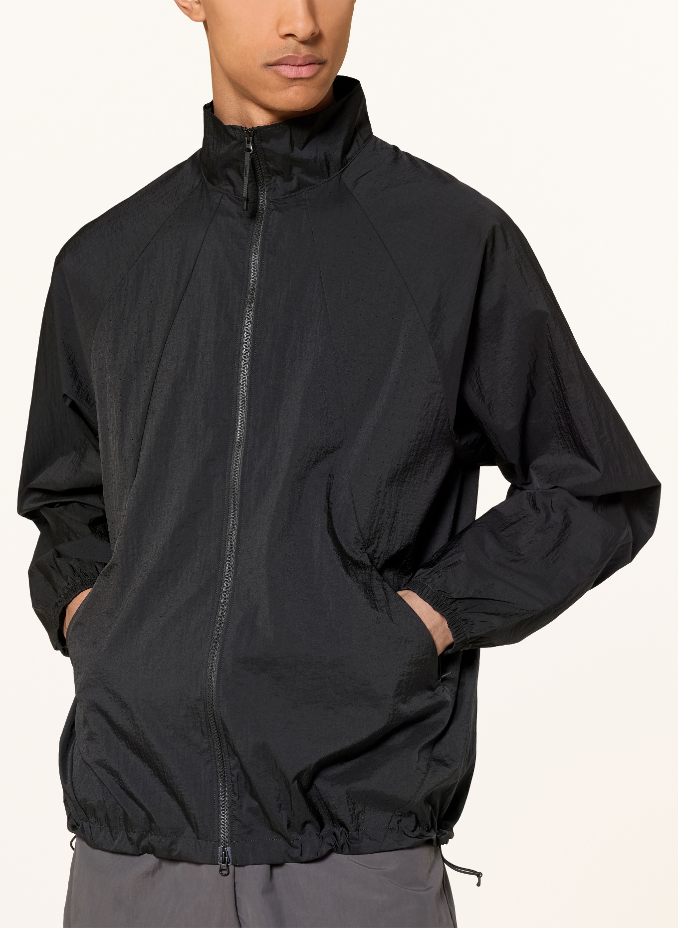 Goldwin Veste fonctionnelle SHEER NYLON: NOIR