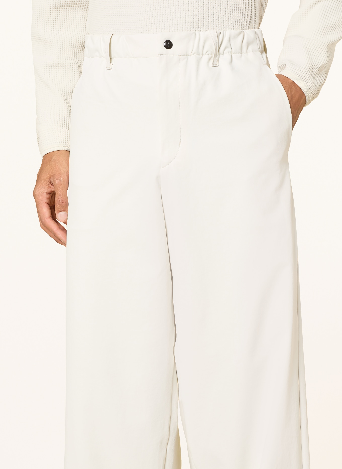 Goldwin Pantalon BAGGY STRAIGHT: BLANC
