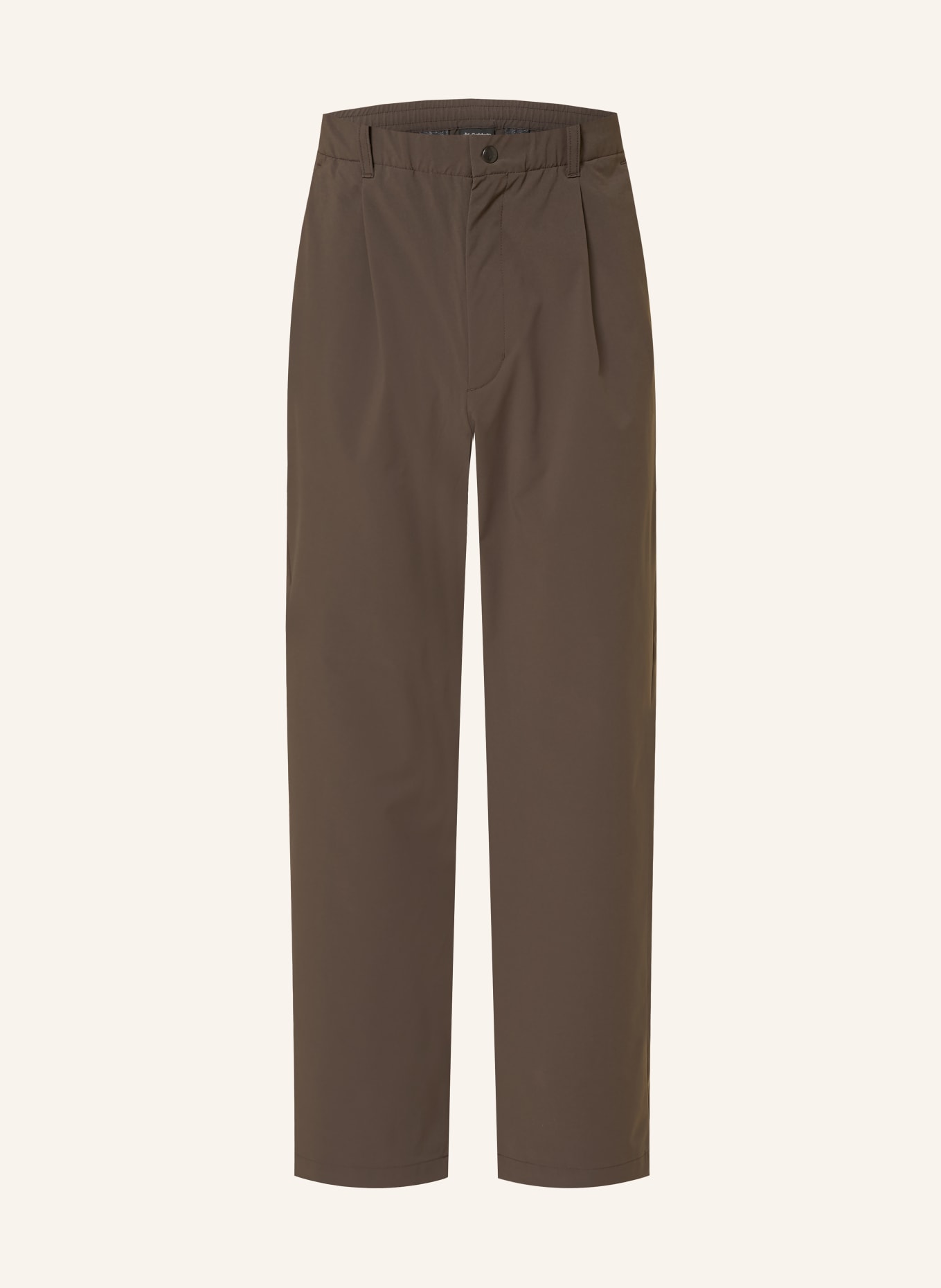 Goldwin Pantalon ONE TUCK TAPERED LIGHT coupe régulière: MARRON