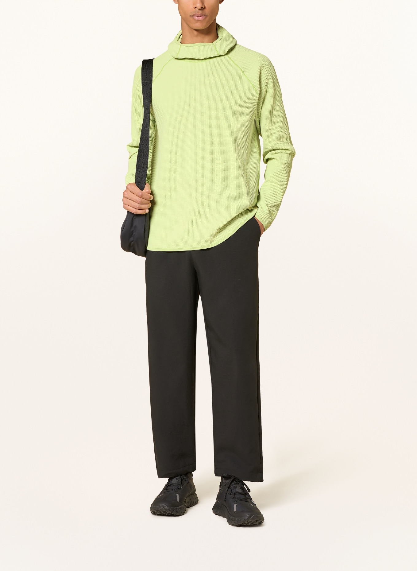 Goldwin Sweat à capuche WF LIGHT: VERT FLUO