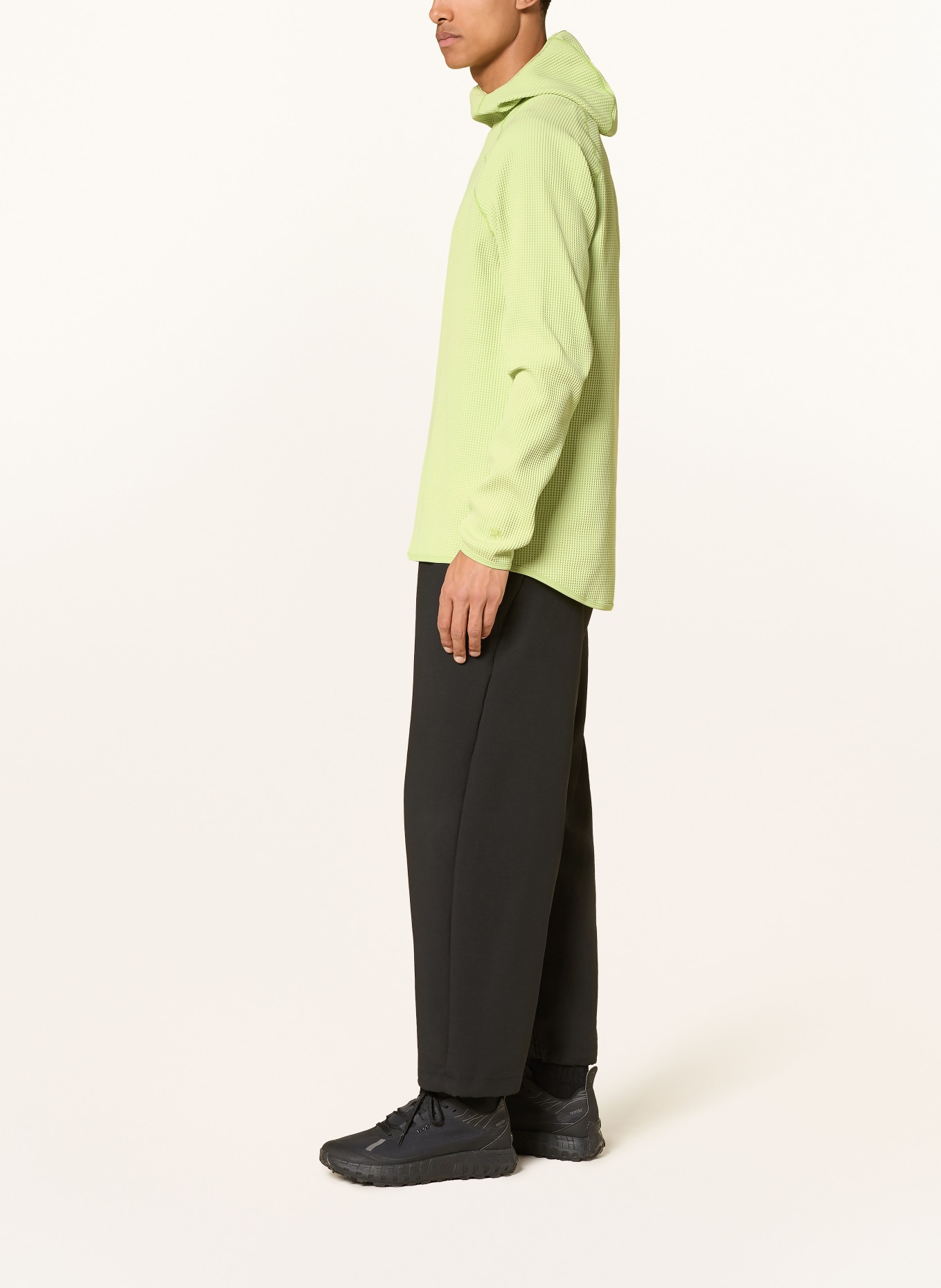Goldwin Sweat à capuche WF LIGHT: VERT FLUO