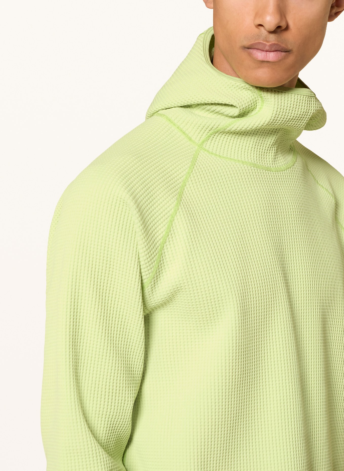 Goldwin Sweat à capuche WF LIGHT: VERT FLUO
