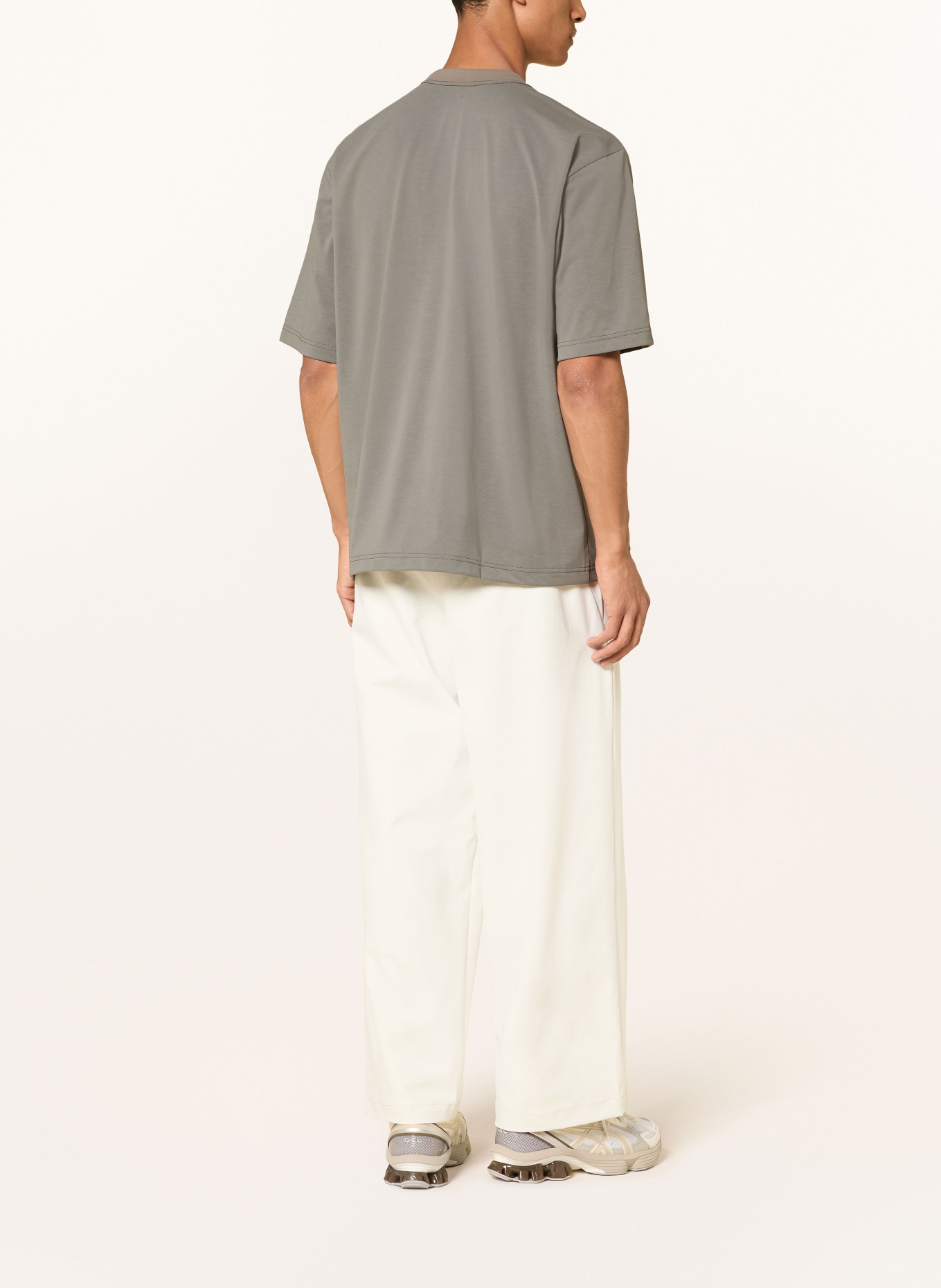 Goldwin T-Shirt OVERSIZED POCKET: KHAKI