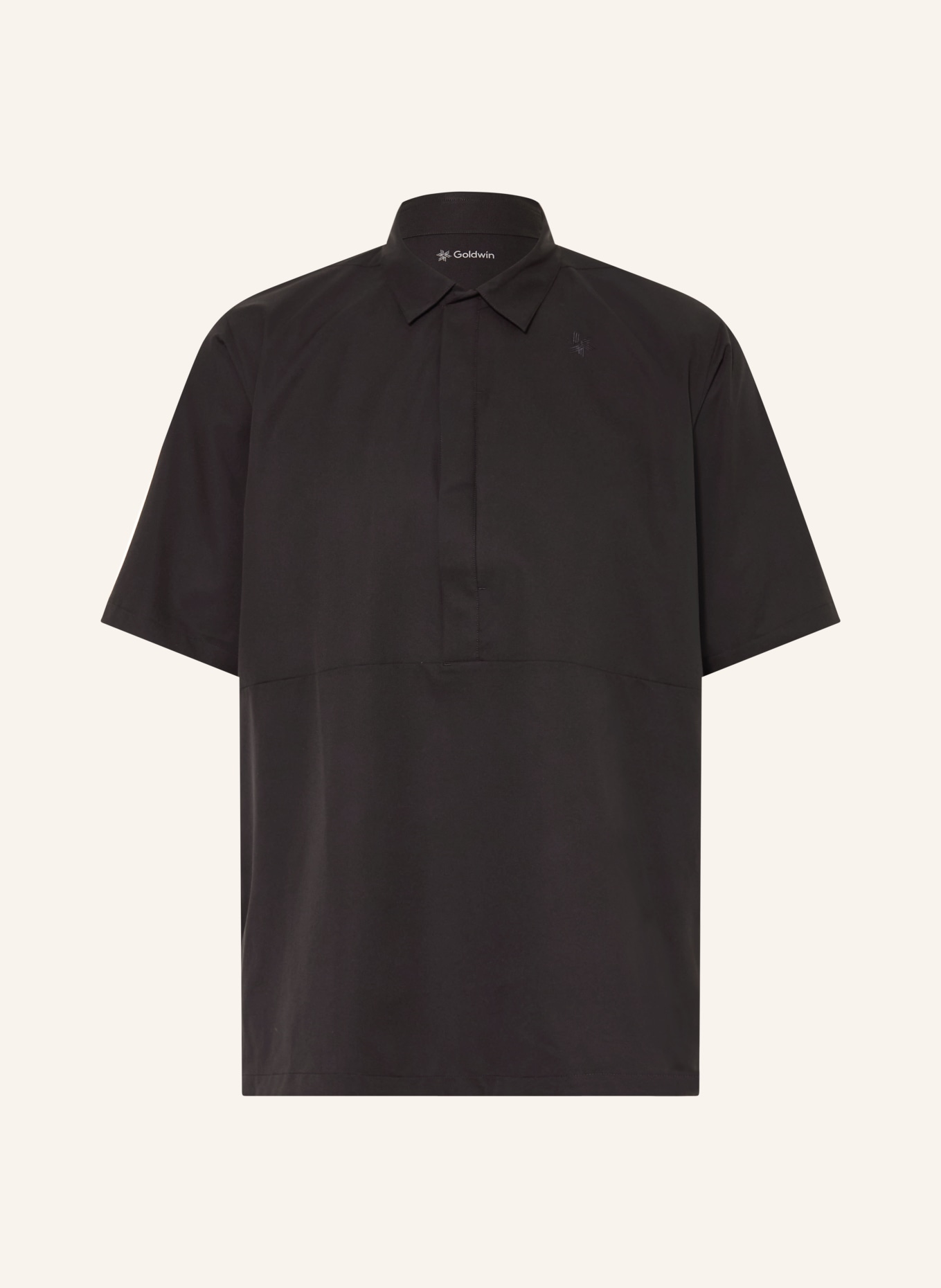 Goldwin Kurzarm-Hemd ALL DIRECTION LIGHT Comfort Fit: SCHWARZ