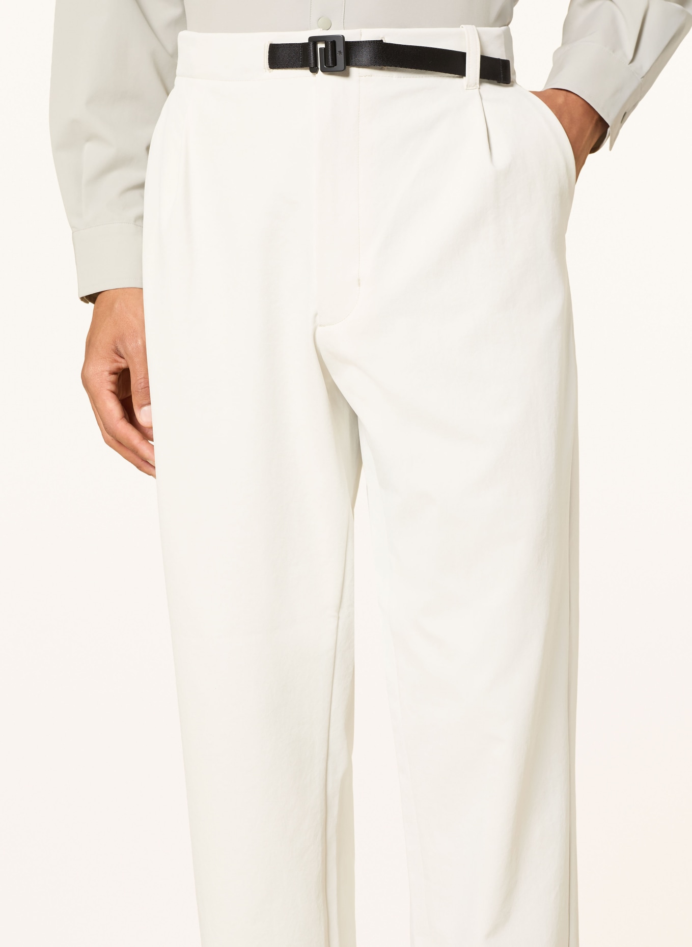 Goldwin Hose ONE TUCK Tapered Fit: WEISS