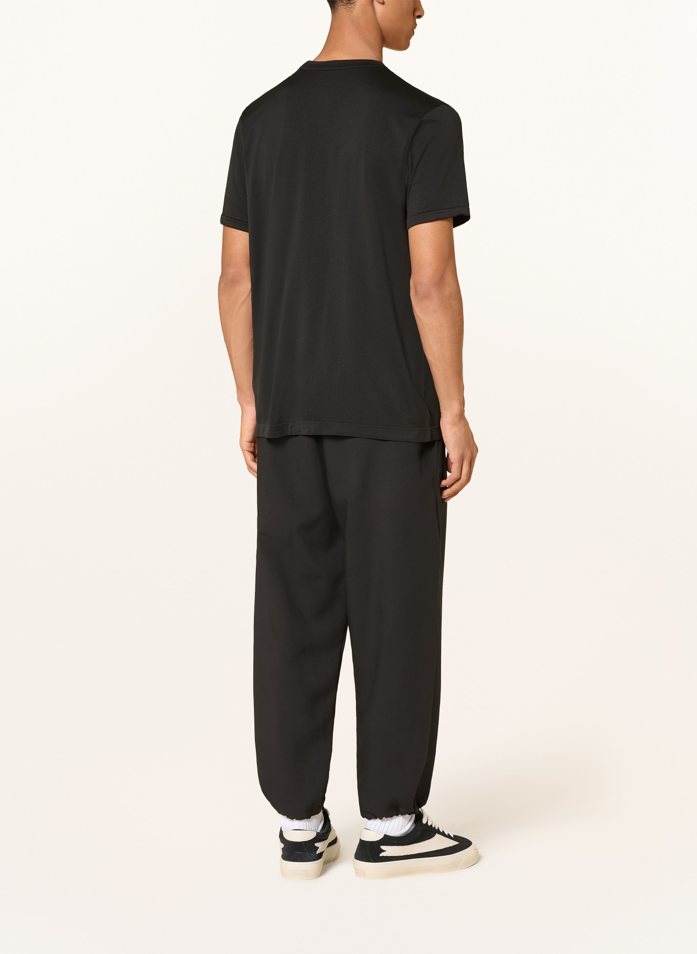 Goldwin T-Shirt CONVEXITY DRY: SCHWARZ