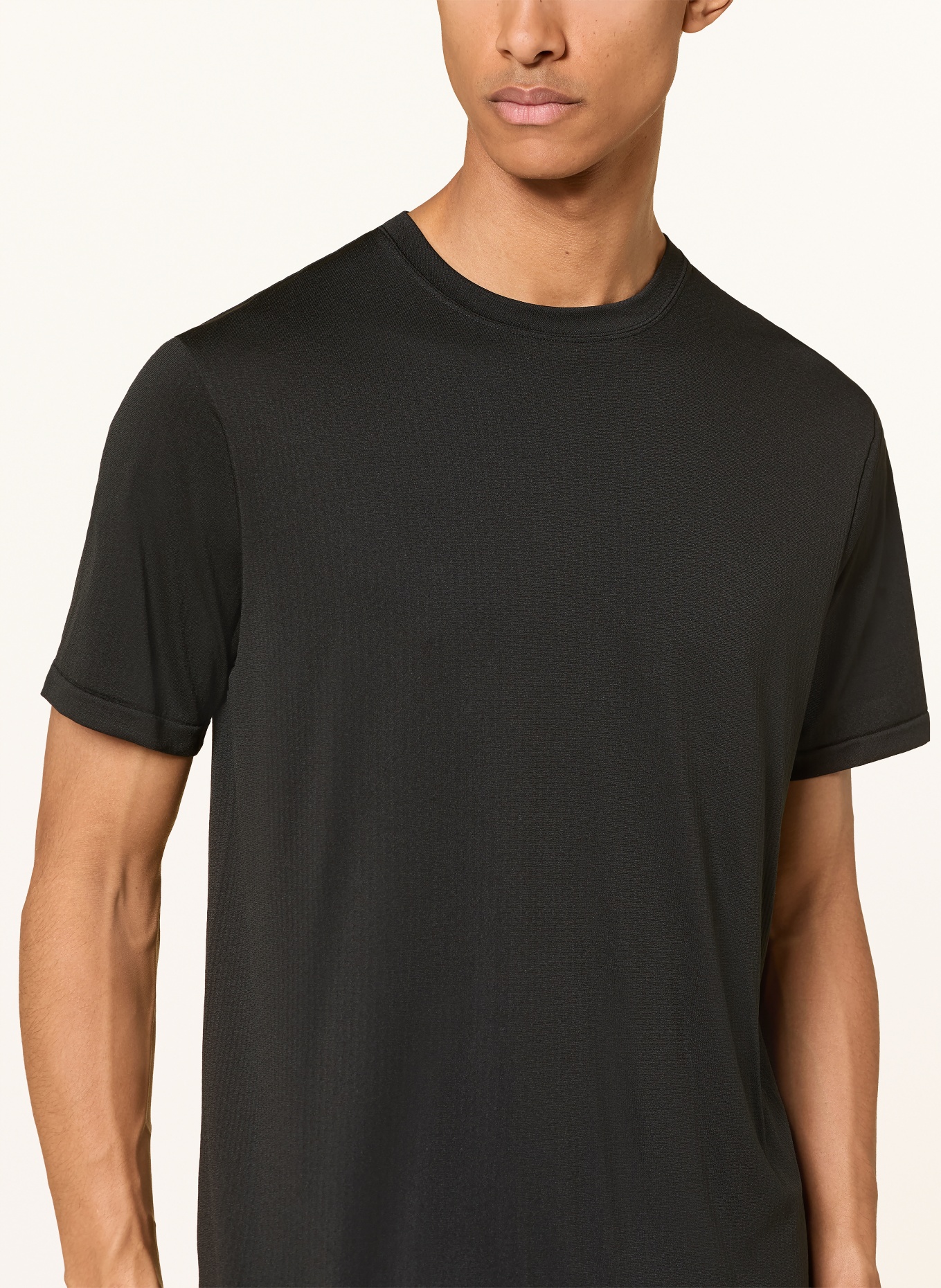 Goldwin T-Shirt CONVEXITY DRY: SCHWARZ
