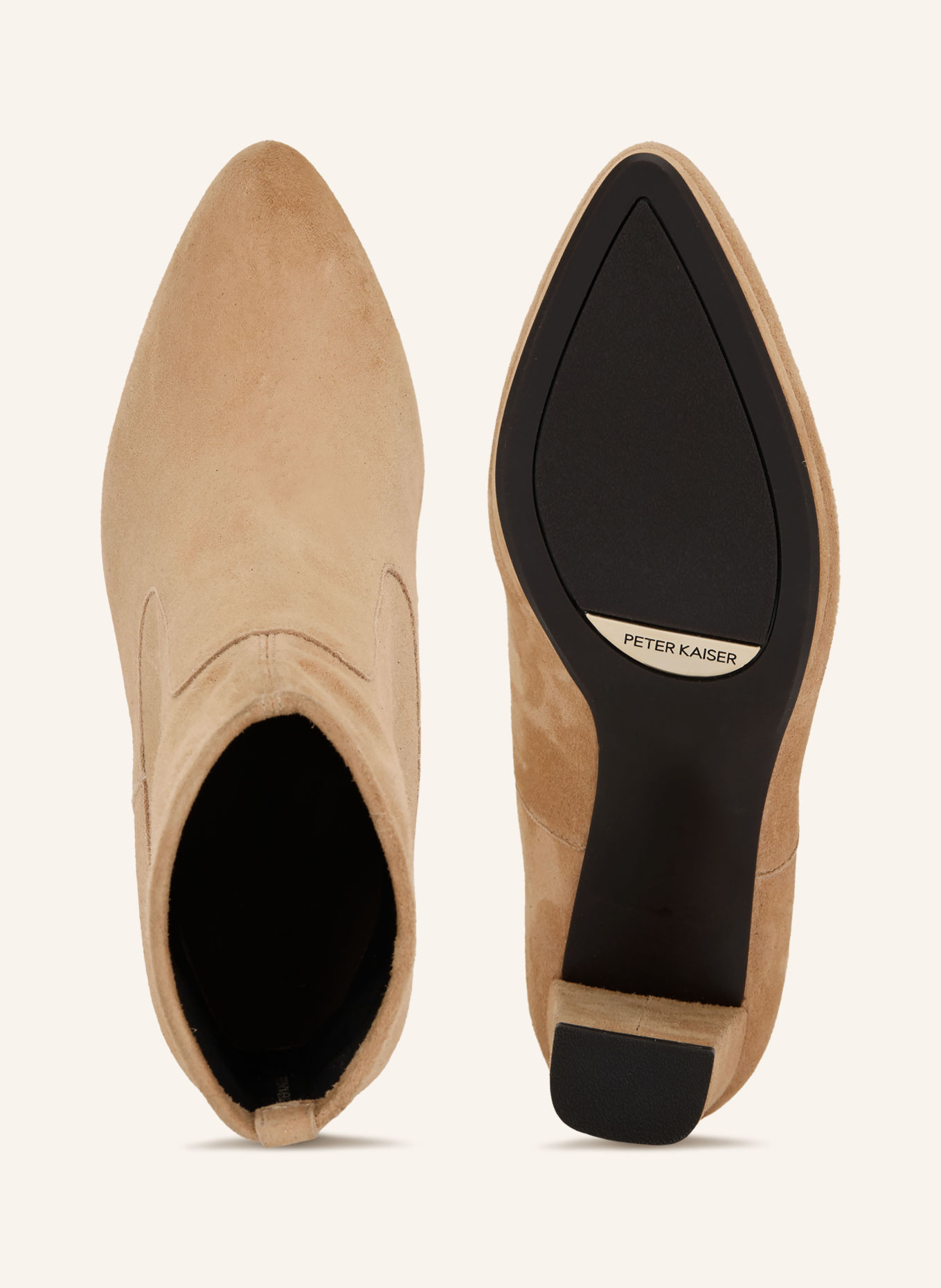 PETER KAISER BARRIE Ankle Boots: BEIGE