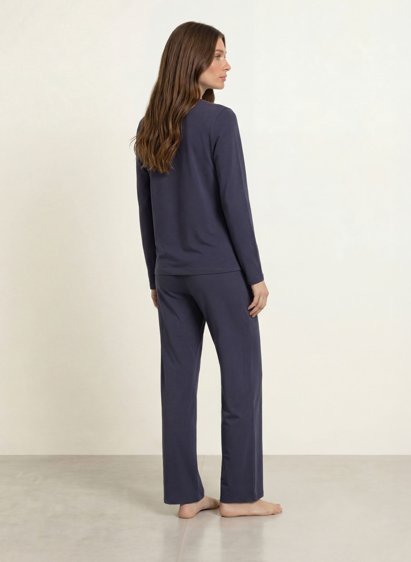 SCHIESSER Schlafshirt MIX + RELAX: DUNKELBLAU