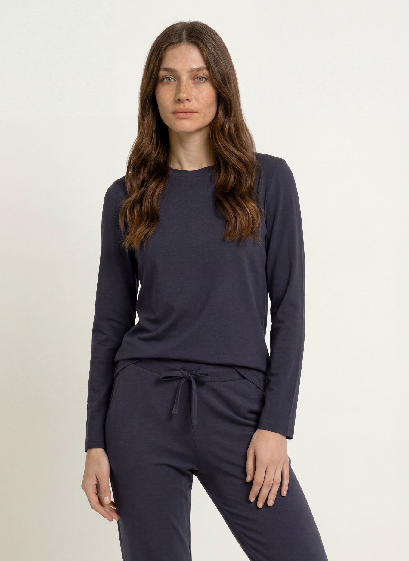 SCHIESSER Schlafshirt MIX + RELAX: DUNKELBLAU