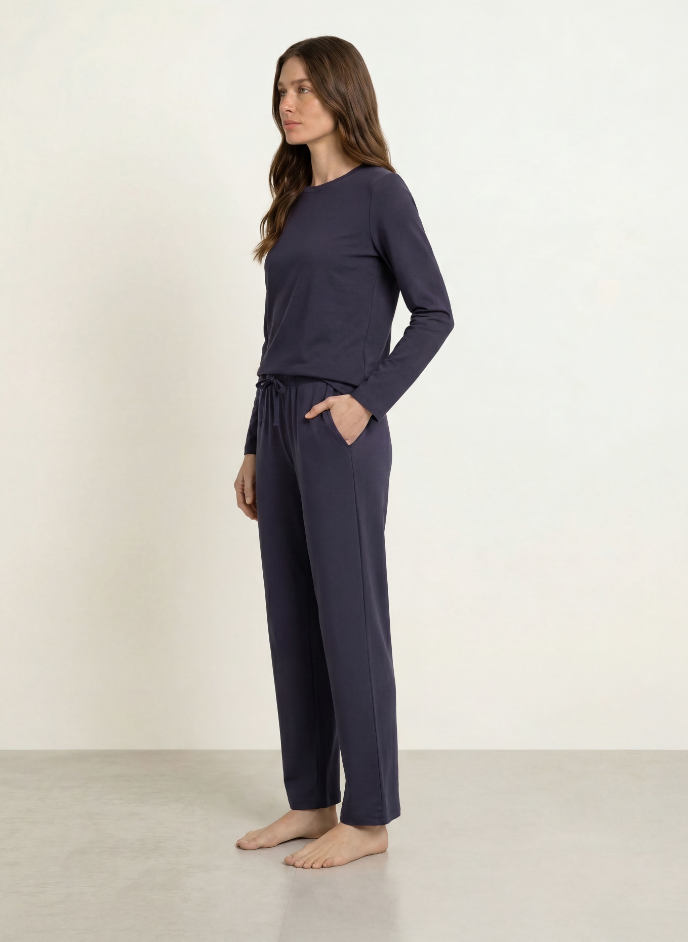 SCHIESSER Schlafshirt MIX + RELAX: DUNKELBLAU
