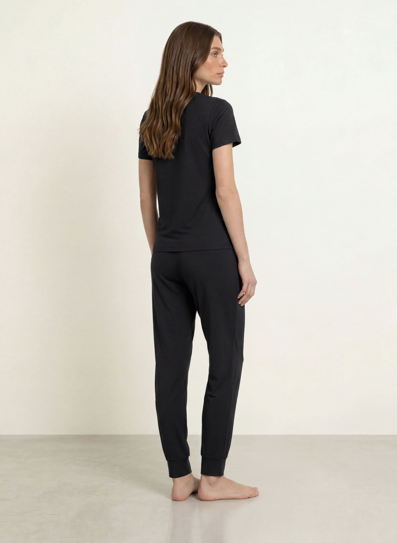 SCHIESSER Slaapbroek MIX + RELAX: ZWART