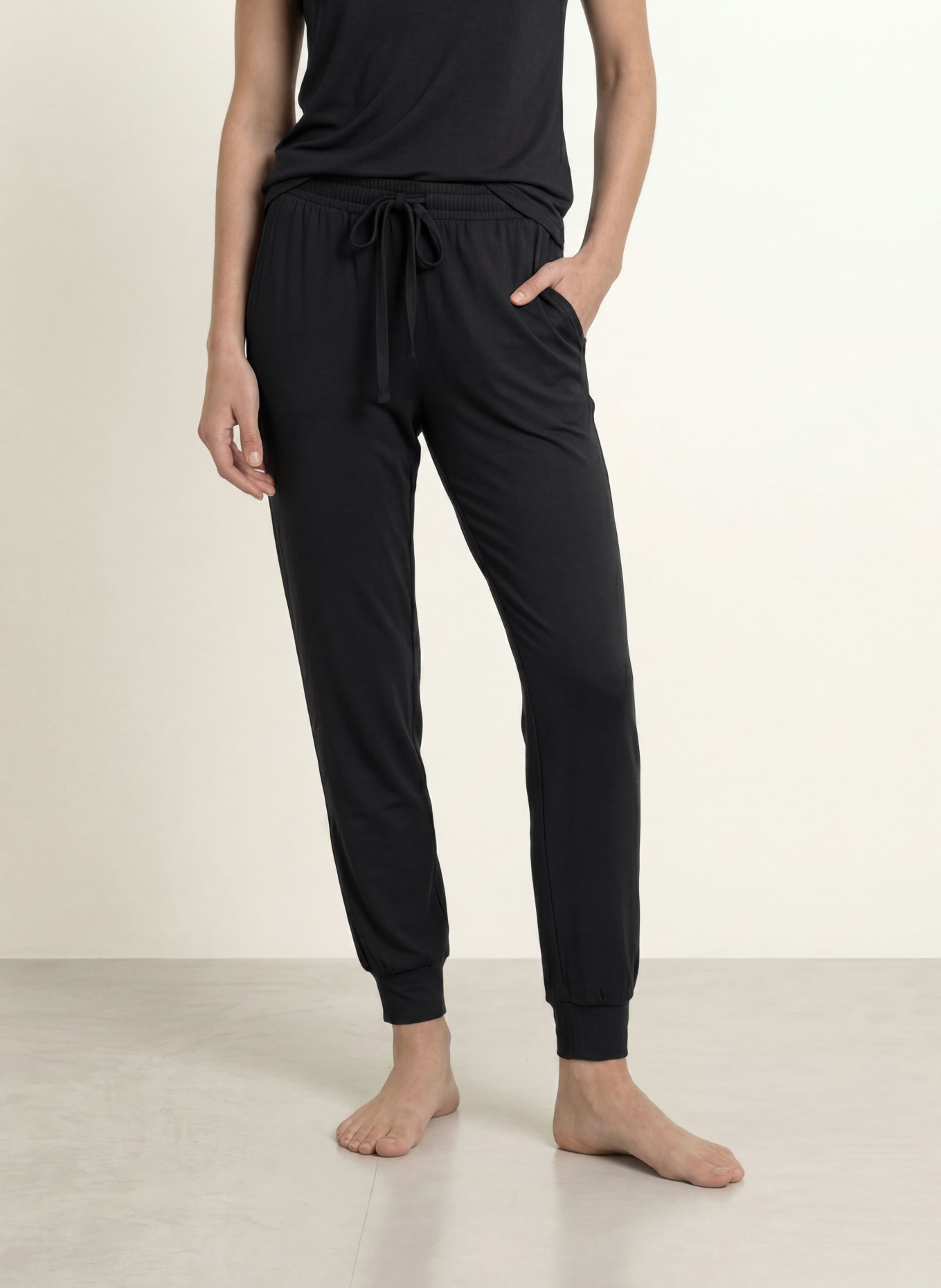 SCHIESSER Slaapbroek MIX + RELAX: ZWART