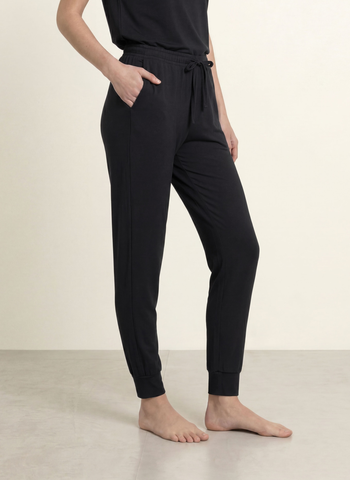 SCHIESSER Slaapbroek MIX + RELAX: ZWART