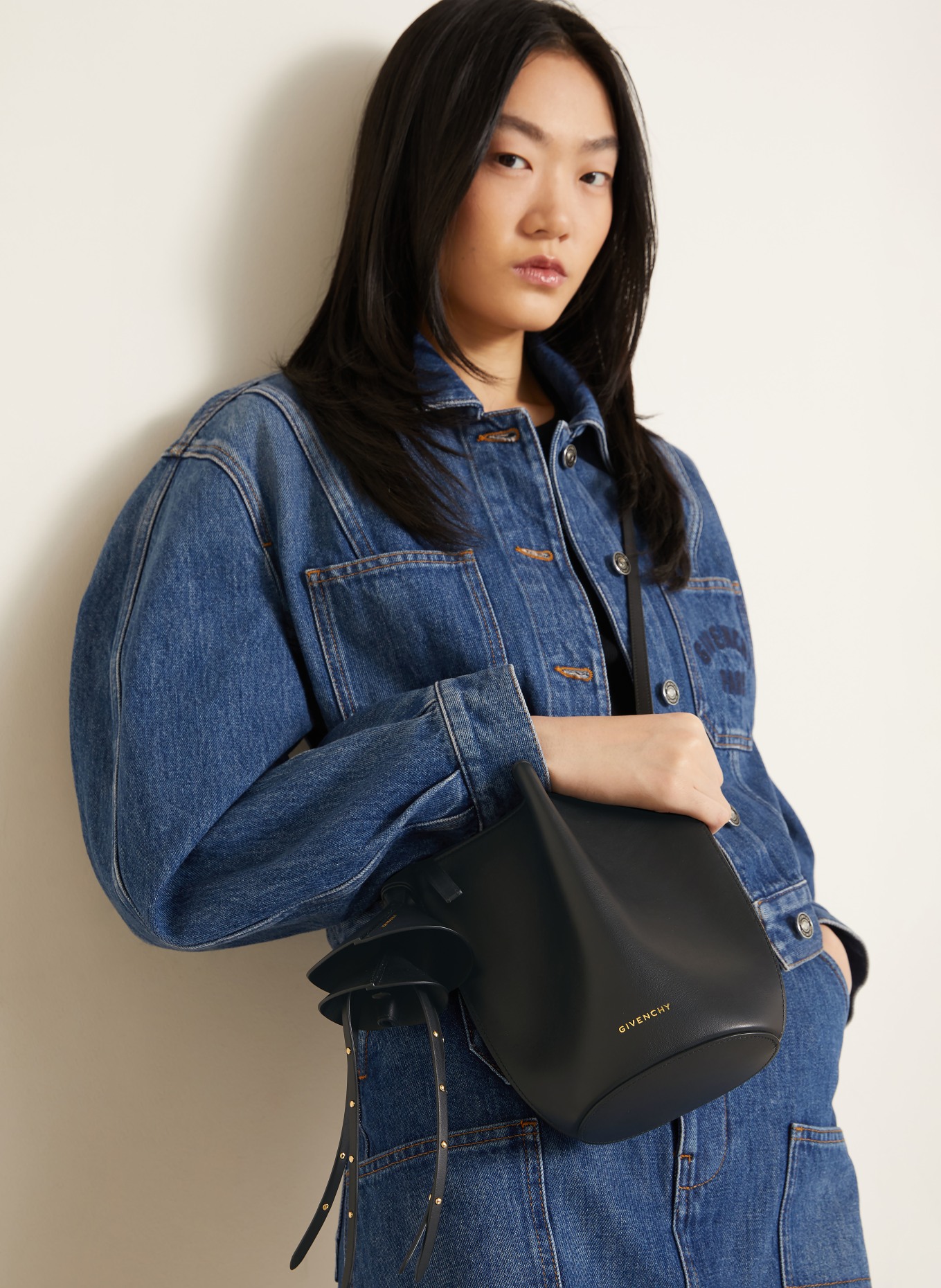 GIVENCHY Torba typu snap: CZARNY