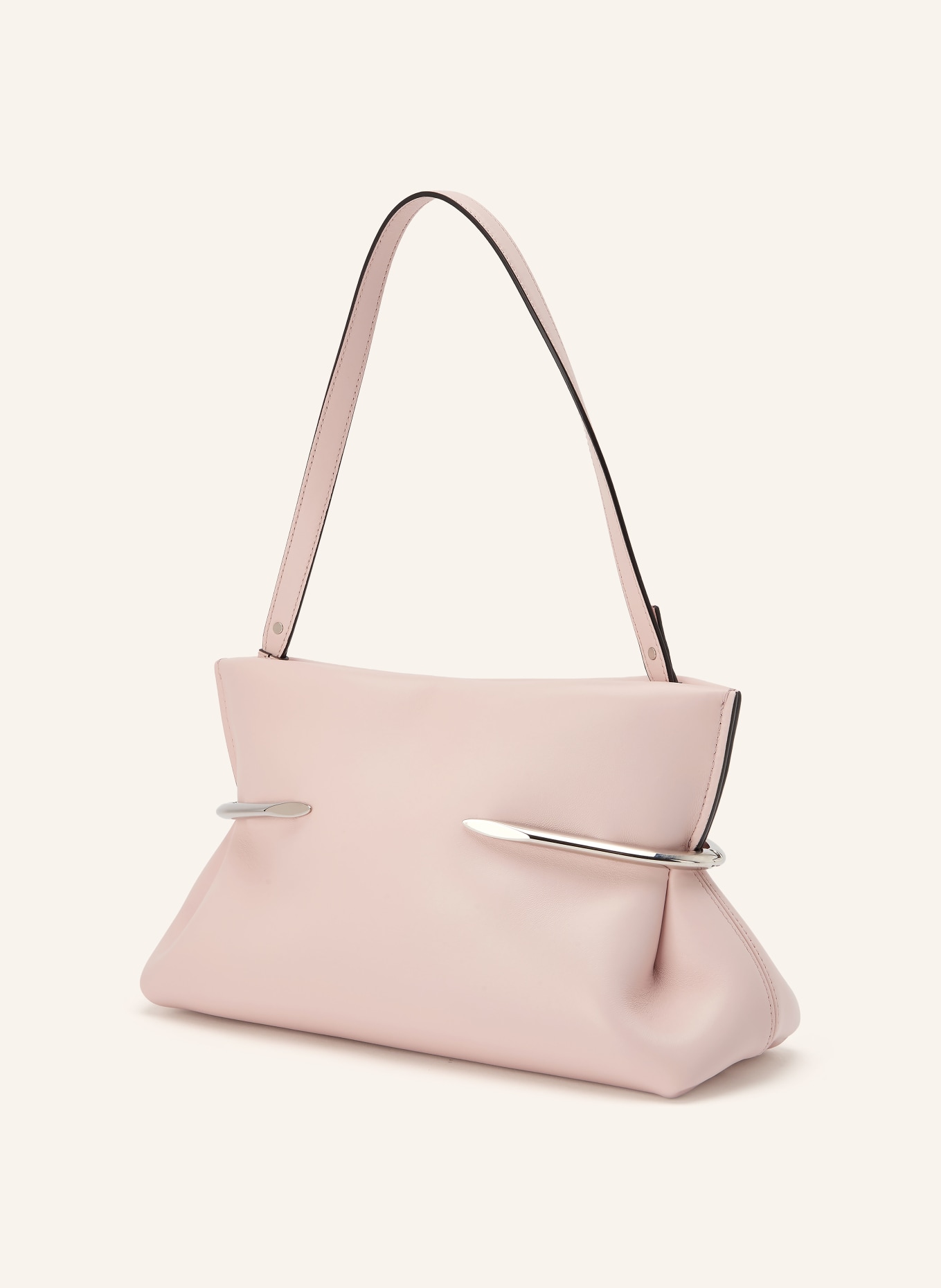 GIVENCHY Kopertówka PINCH: JASNORÓŻOWY / SREBRNY