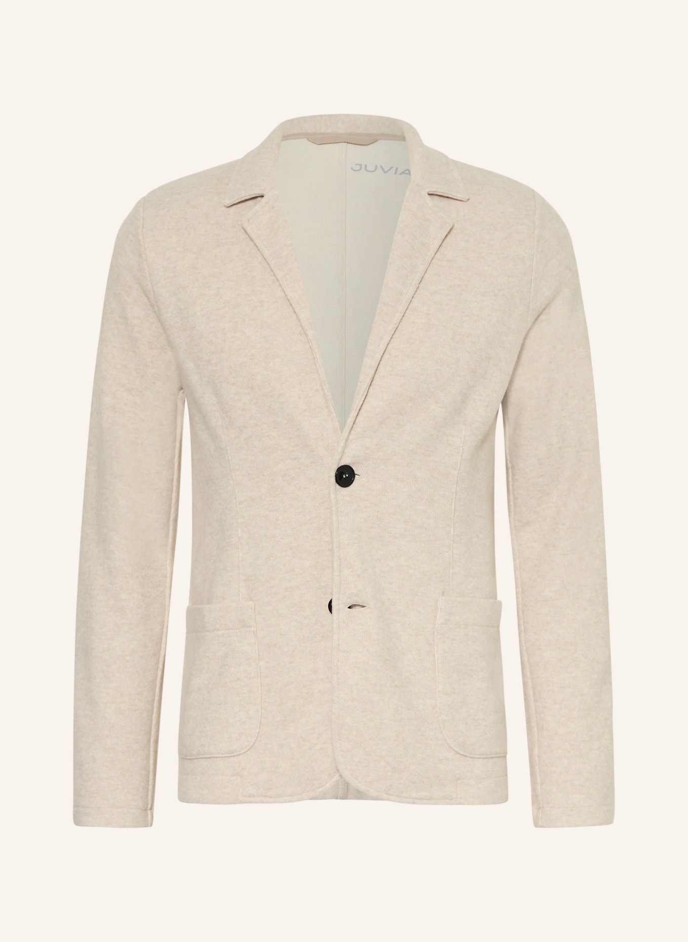 Juvia Gebreid colbert, slim fit: BEIGE
