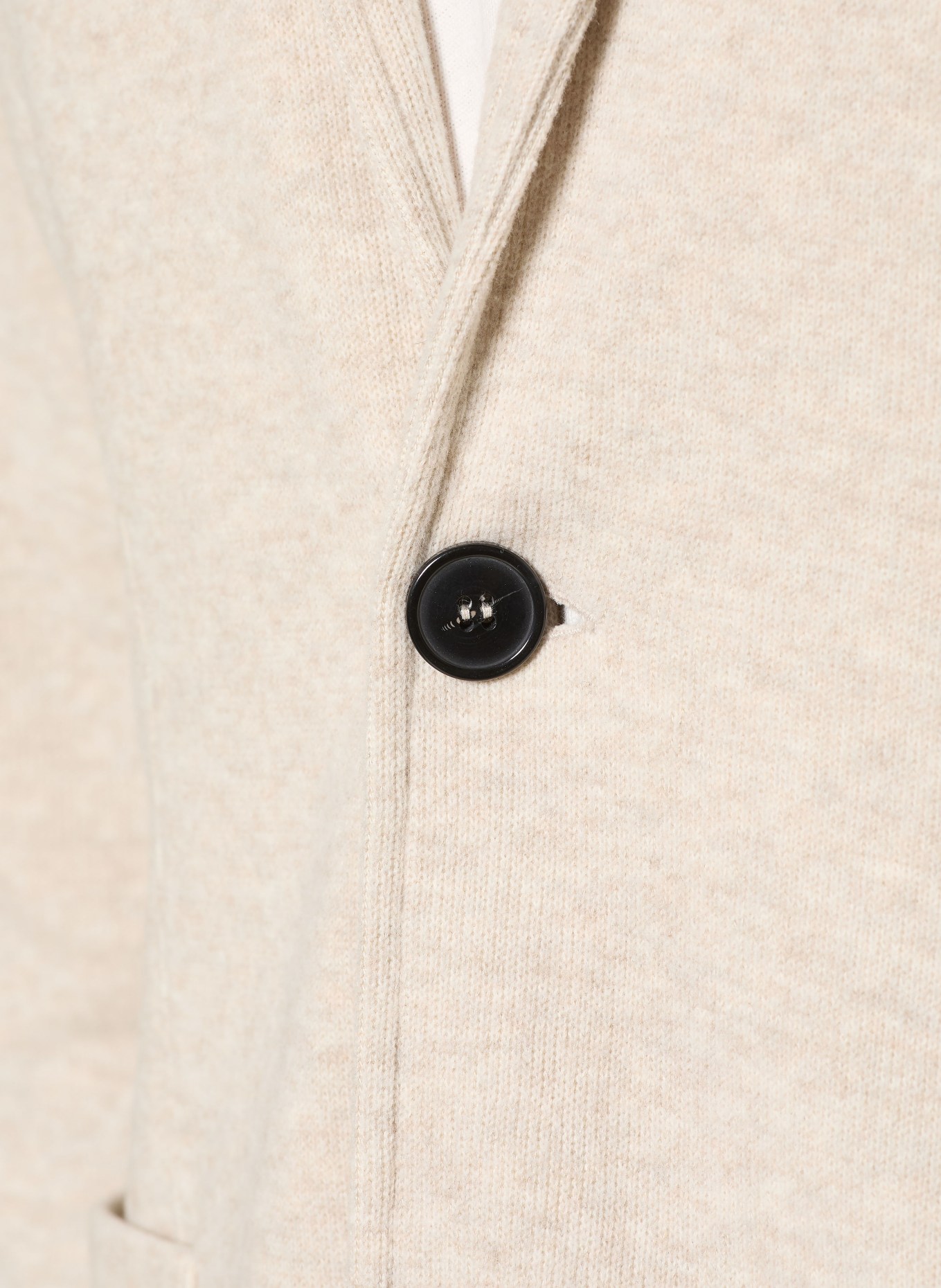 Juvia Gebreid colbert, slim fit: BEIGE