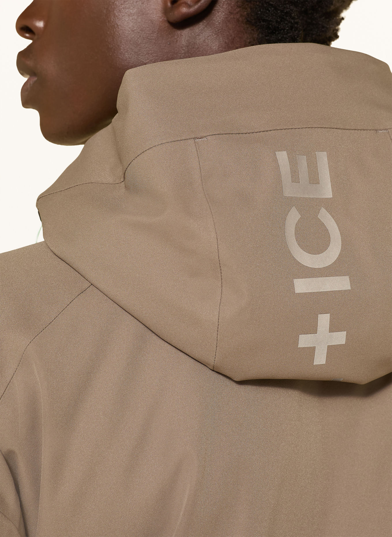 FIRE+ICE TAJO2-T Ski Jacket: LIGHT BROWN / CREAM / NEON GREEN