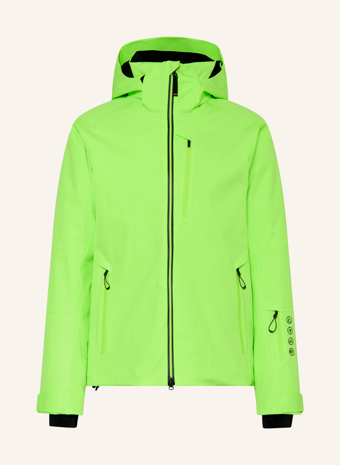 FIRE+ICE Ski-jas EASON3-T: NEONGROEN