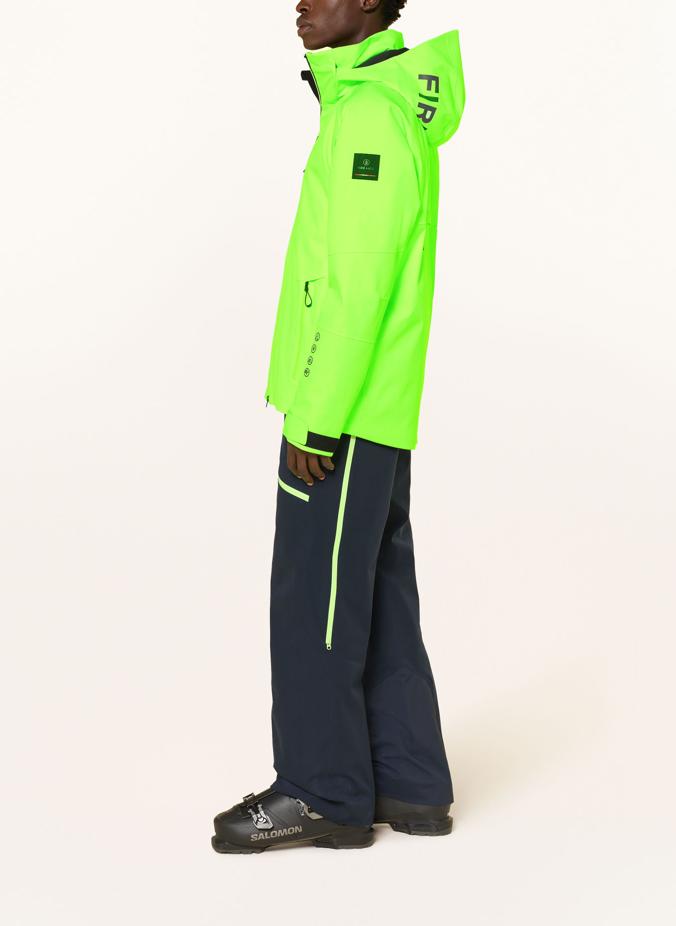 FIRE+ICE Ski-jas EASON3-T: NEONGROEN